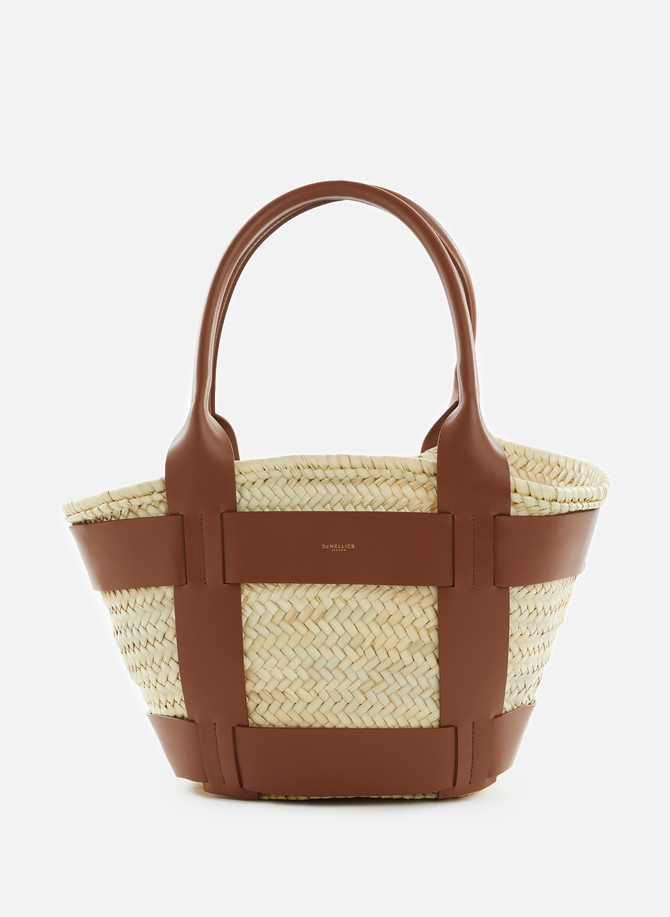 DEMELLIER LONDON straw beach bag