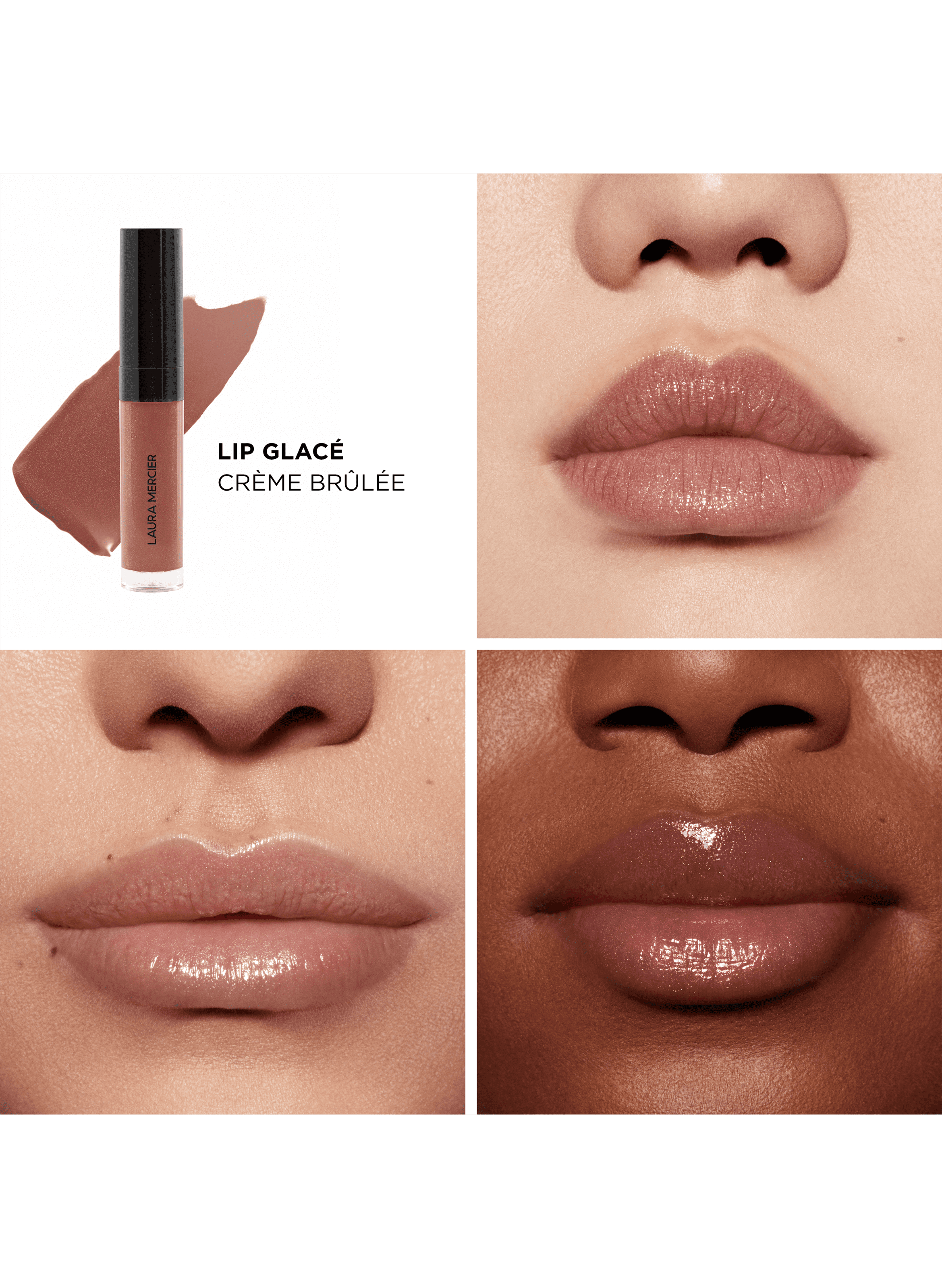 Gloss - Lip Glacé LAURA MERCIER 35 crème brûlée