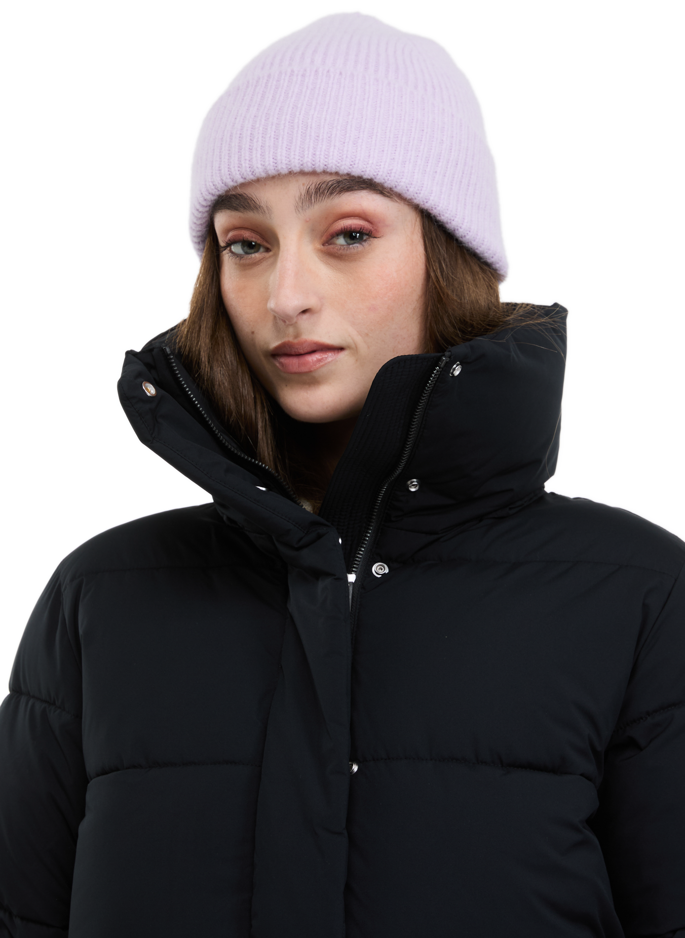 Bonnet Barra en laine MACKIE Violet