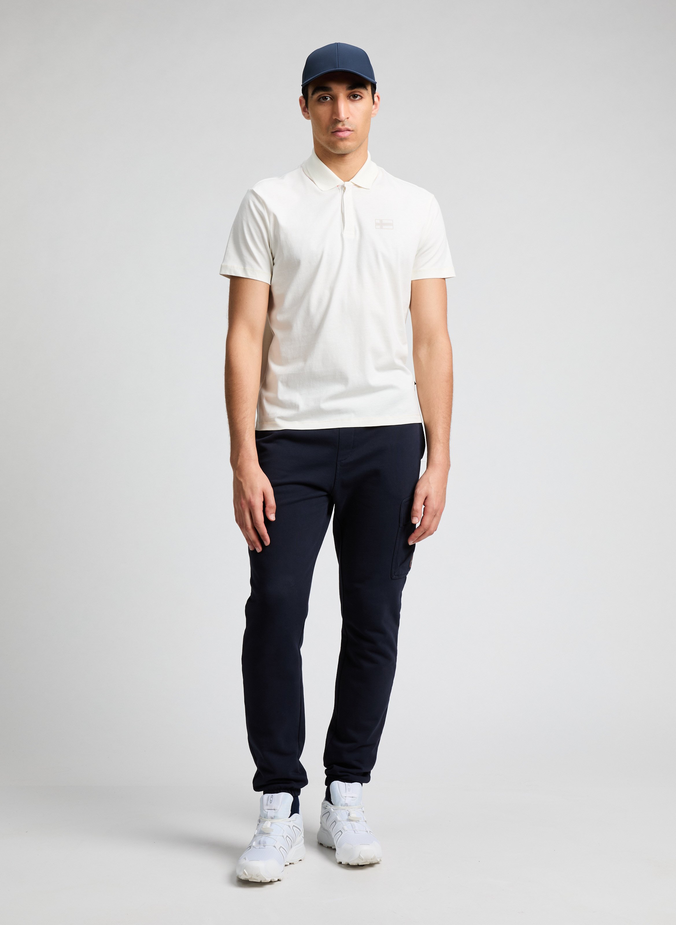  Cotton polo shirt  NAPAPIJRI White