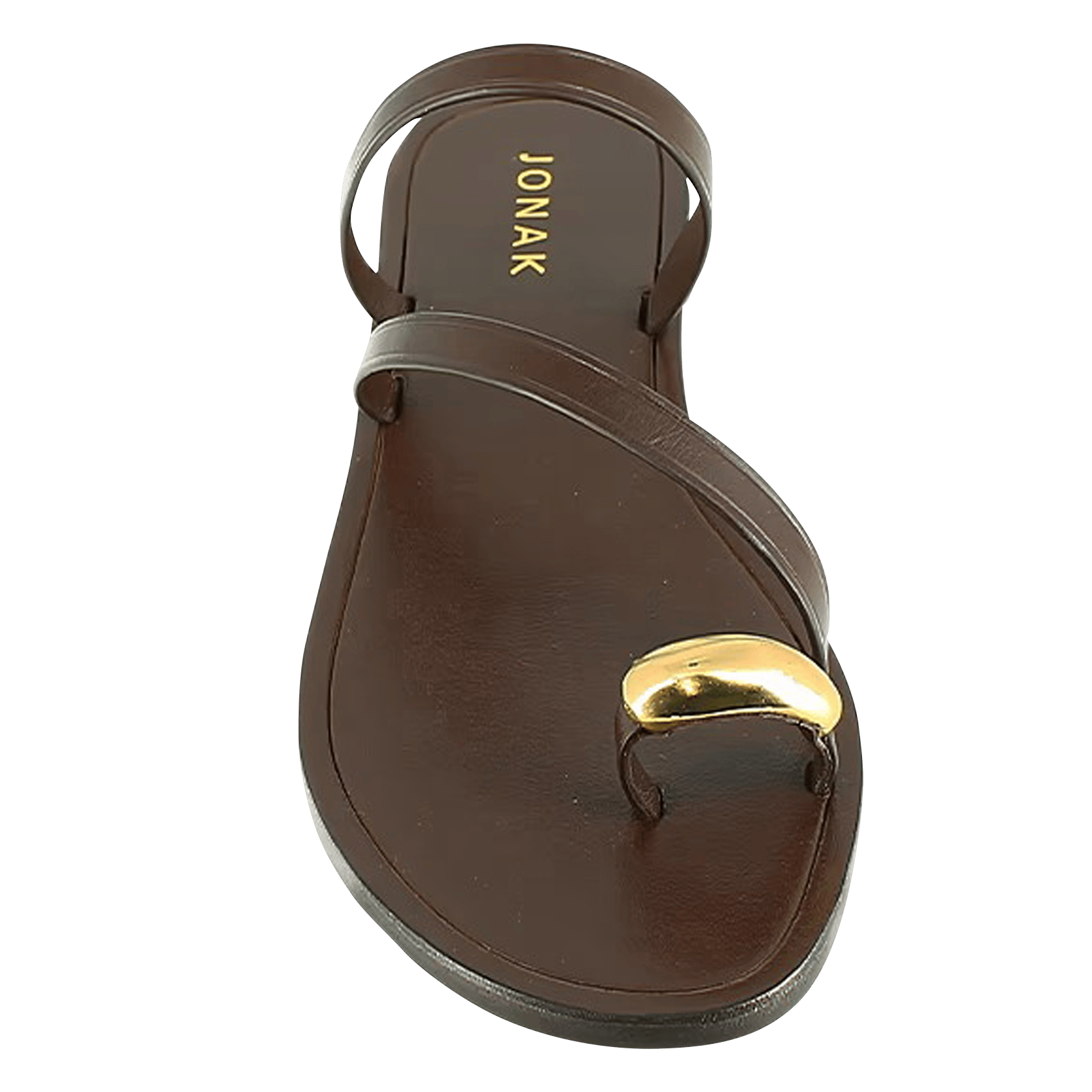 Plagettes en cuir wife JONAK Marron