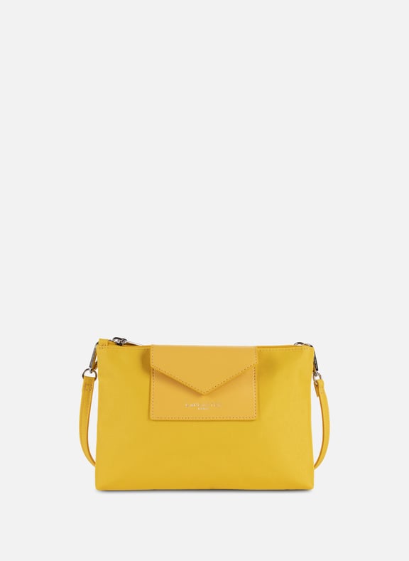Double pochette - smart kba Jaune by LANCASTER LANCASTER Double pochette - smart kba Jaune