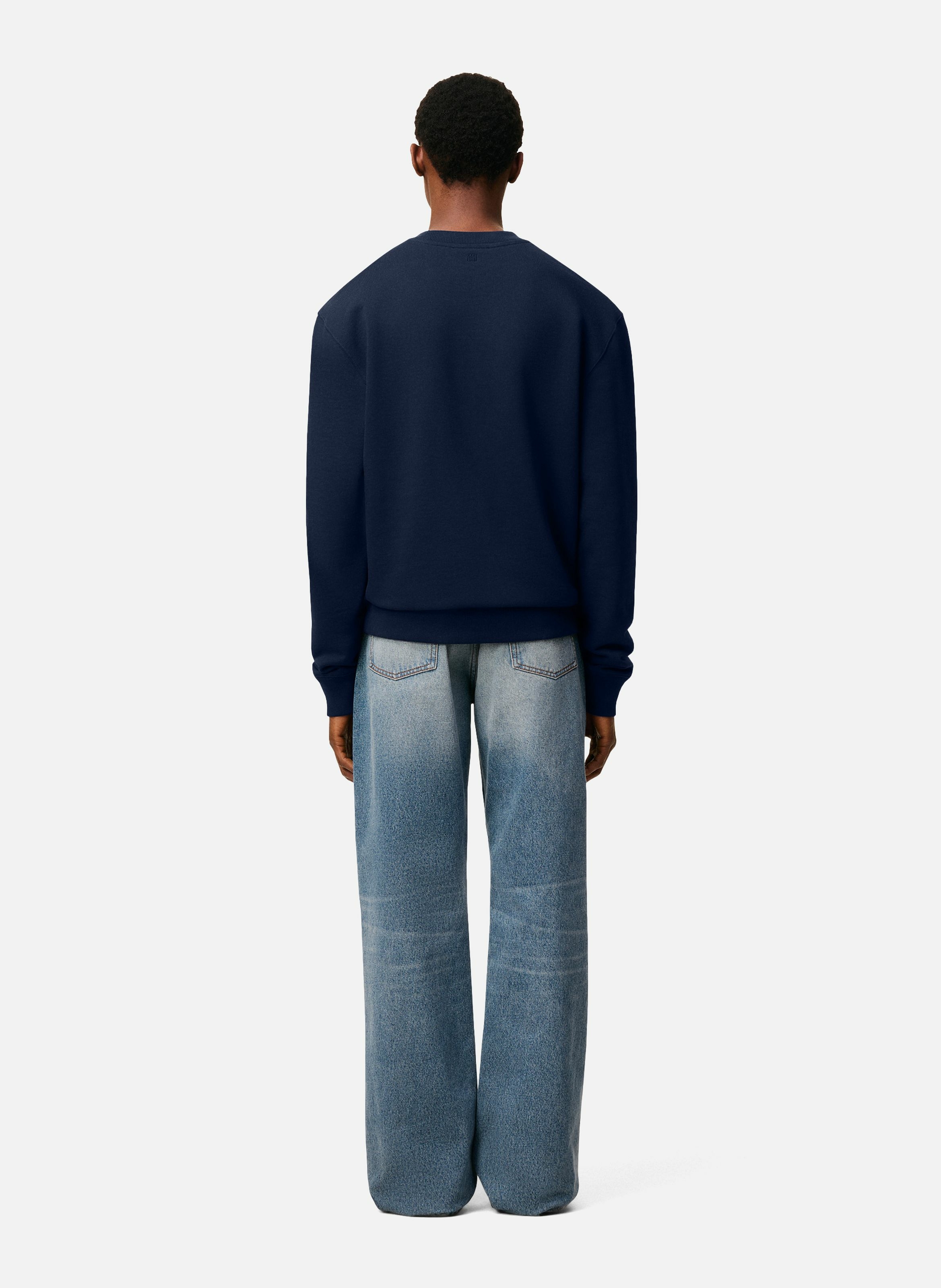 Sweatshirt ami de coeur rouge unisexe AMI PARIS Bleu