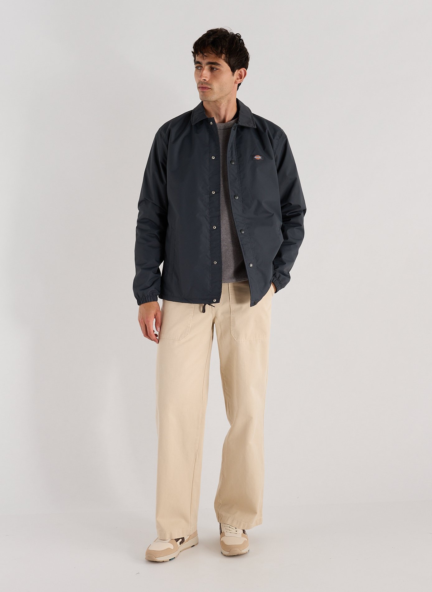 Veste droite à col classique DICKIES Gris