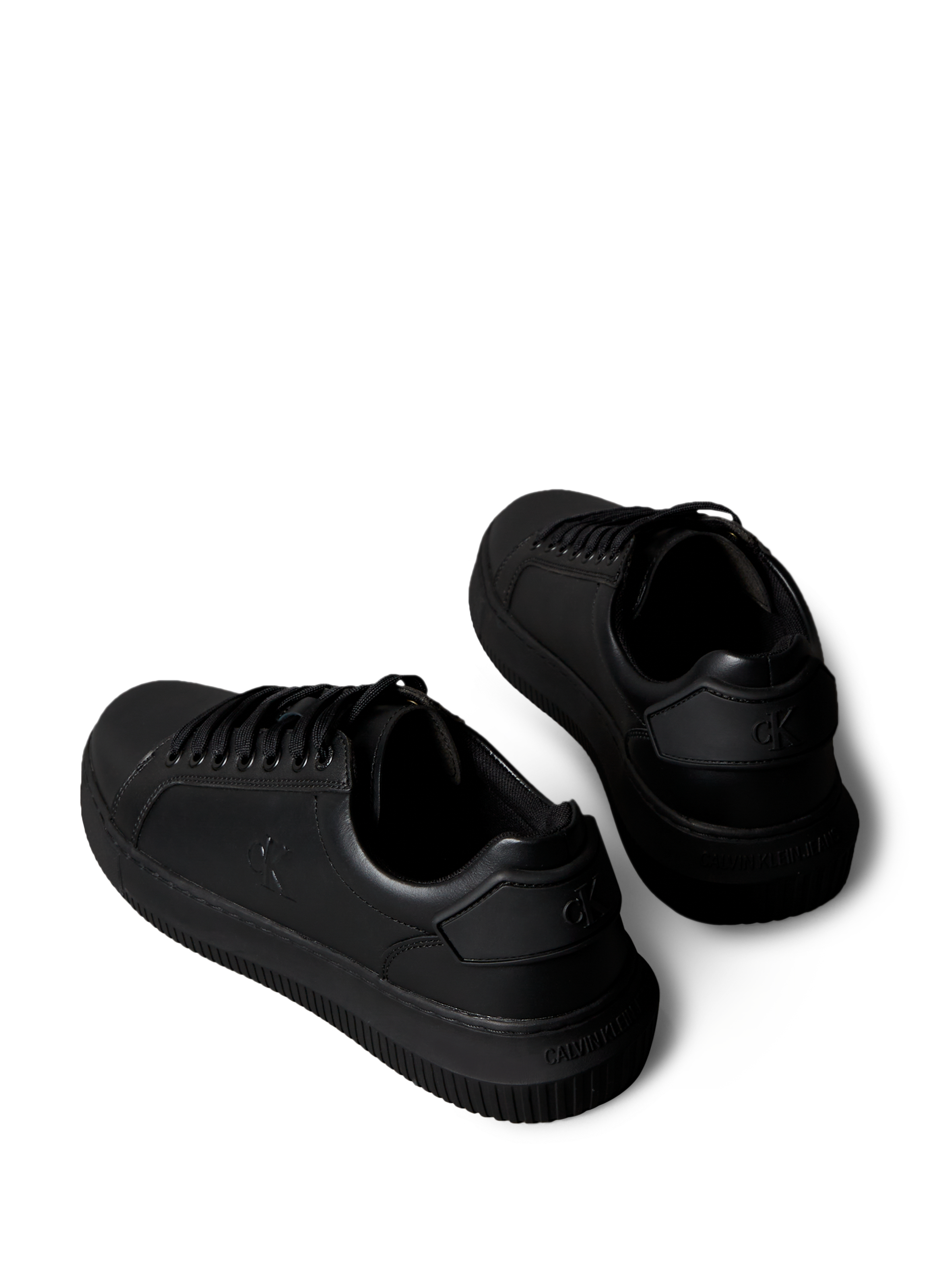 Leather sneakers CALVIN KLEIN Black