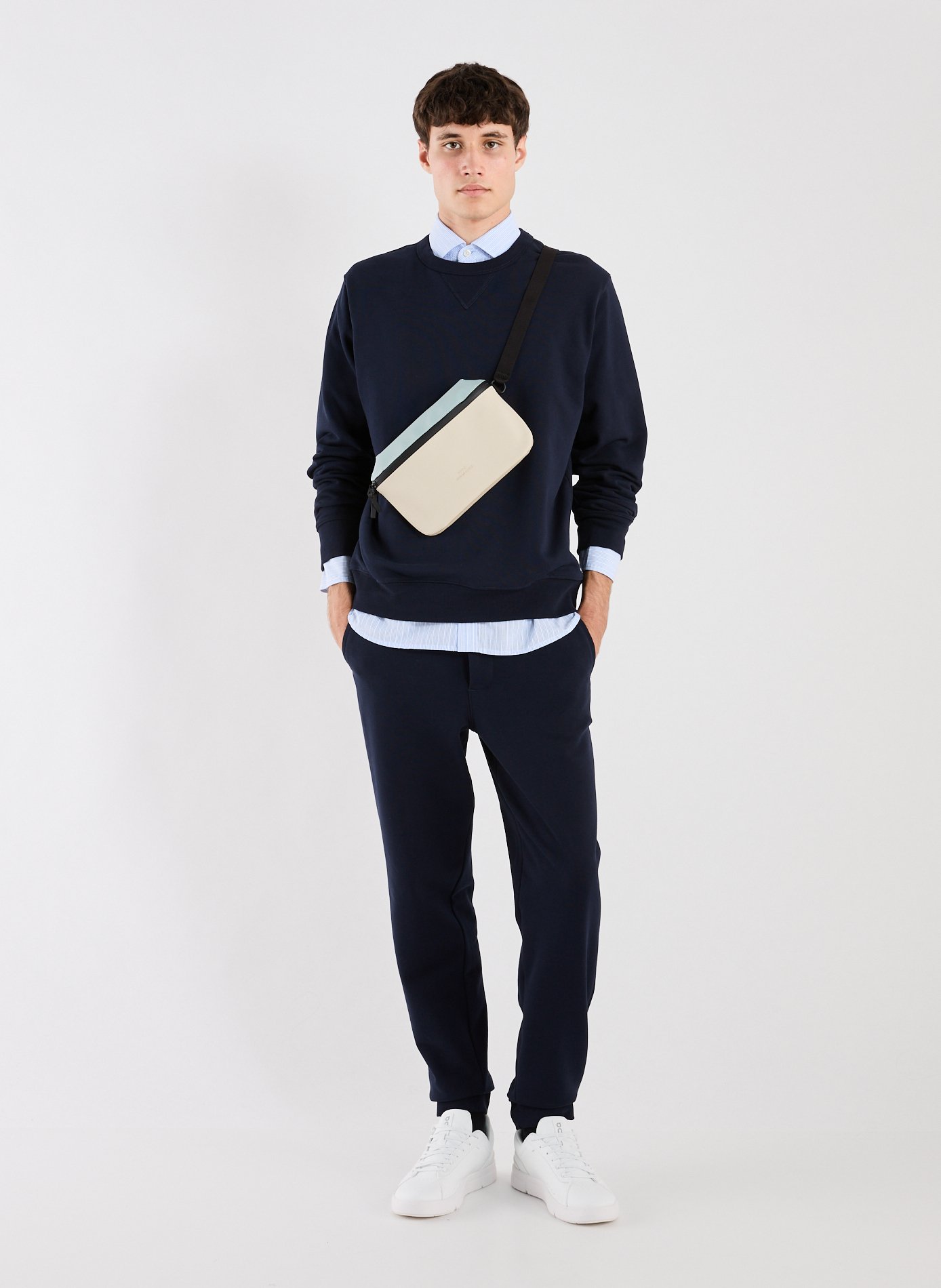 Cotton sweatshirt AU PRINTEMPS PARIS Blue