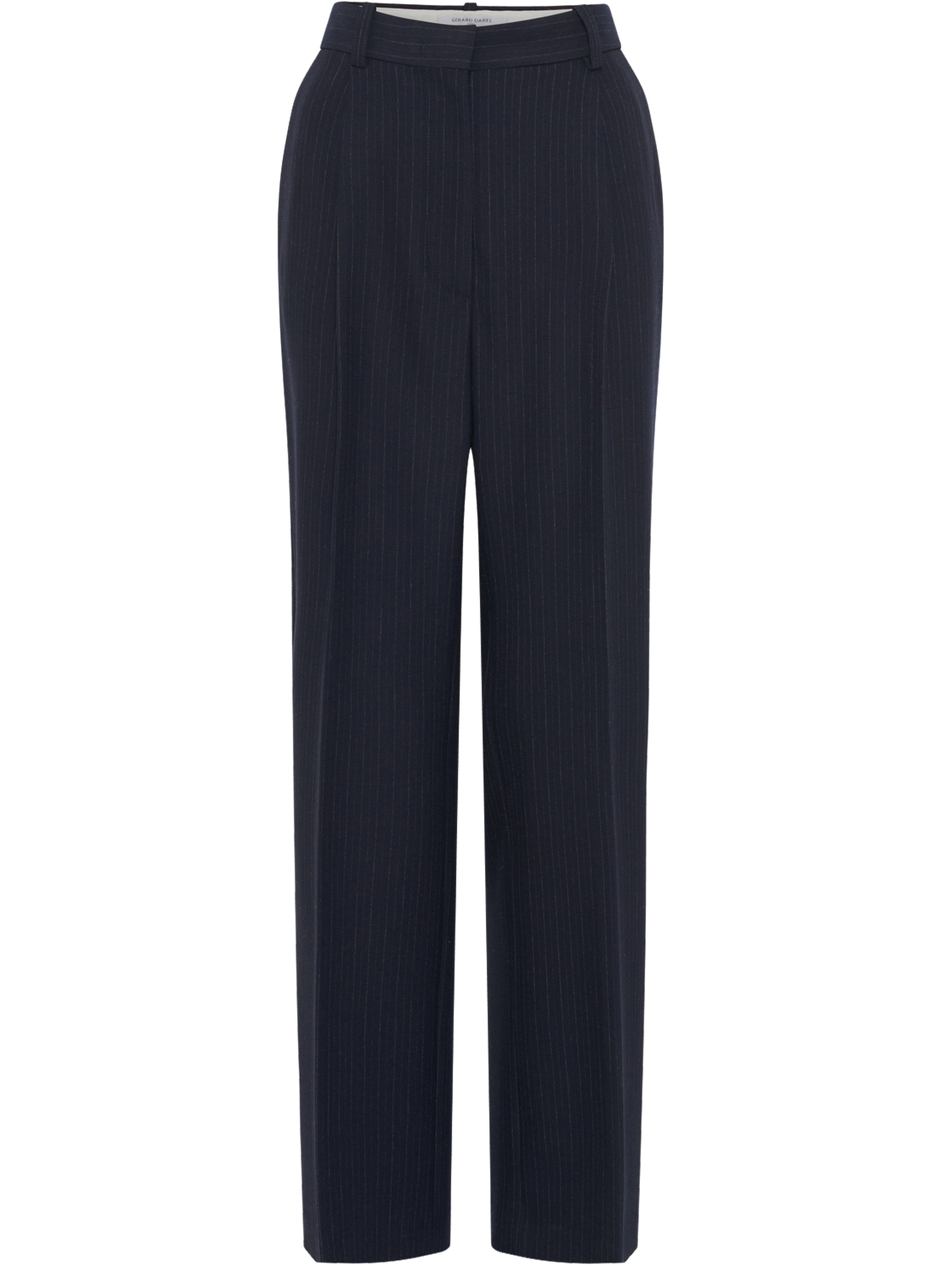 Pantalon de tailleur à fines rayures - charlene GERARD DAREL Bleu