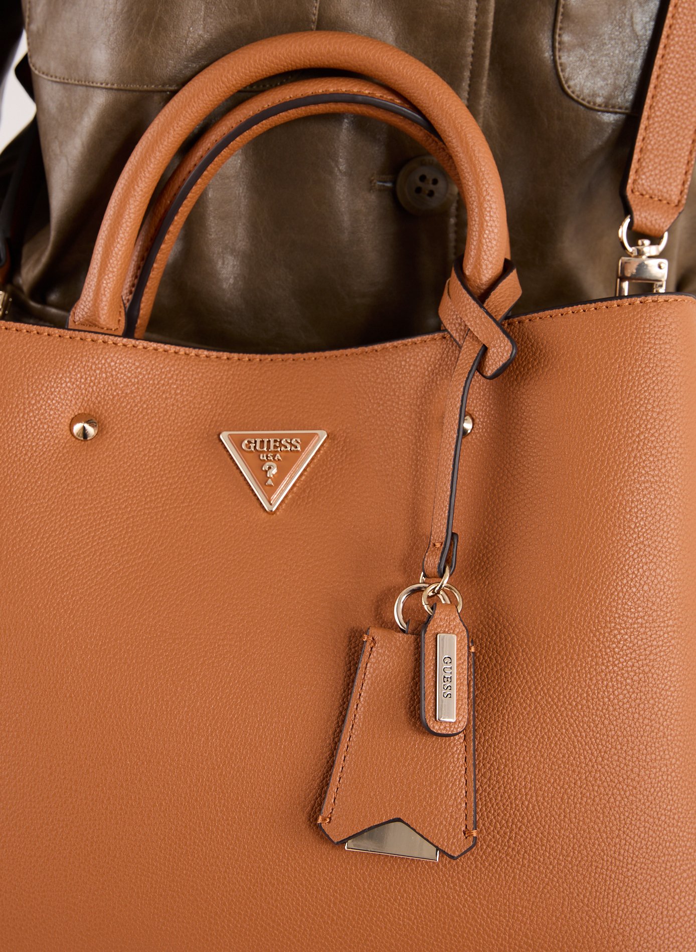 Sac à main Meridian  GUESS Marron