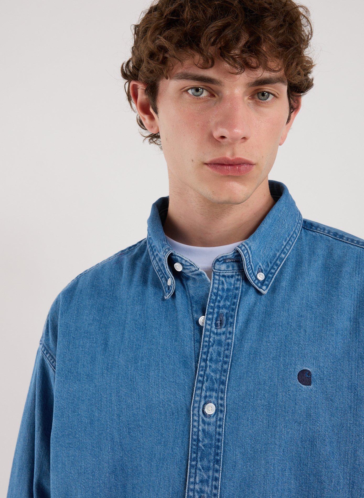 Cotton denim shirt CARHARTT WIP Blue