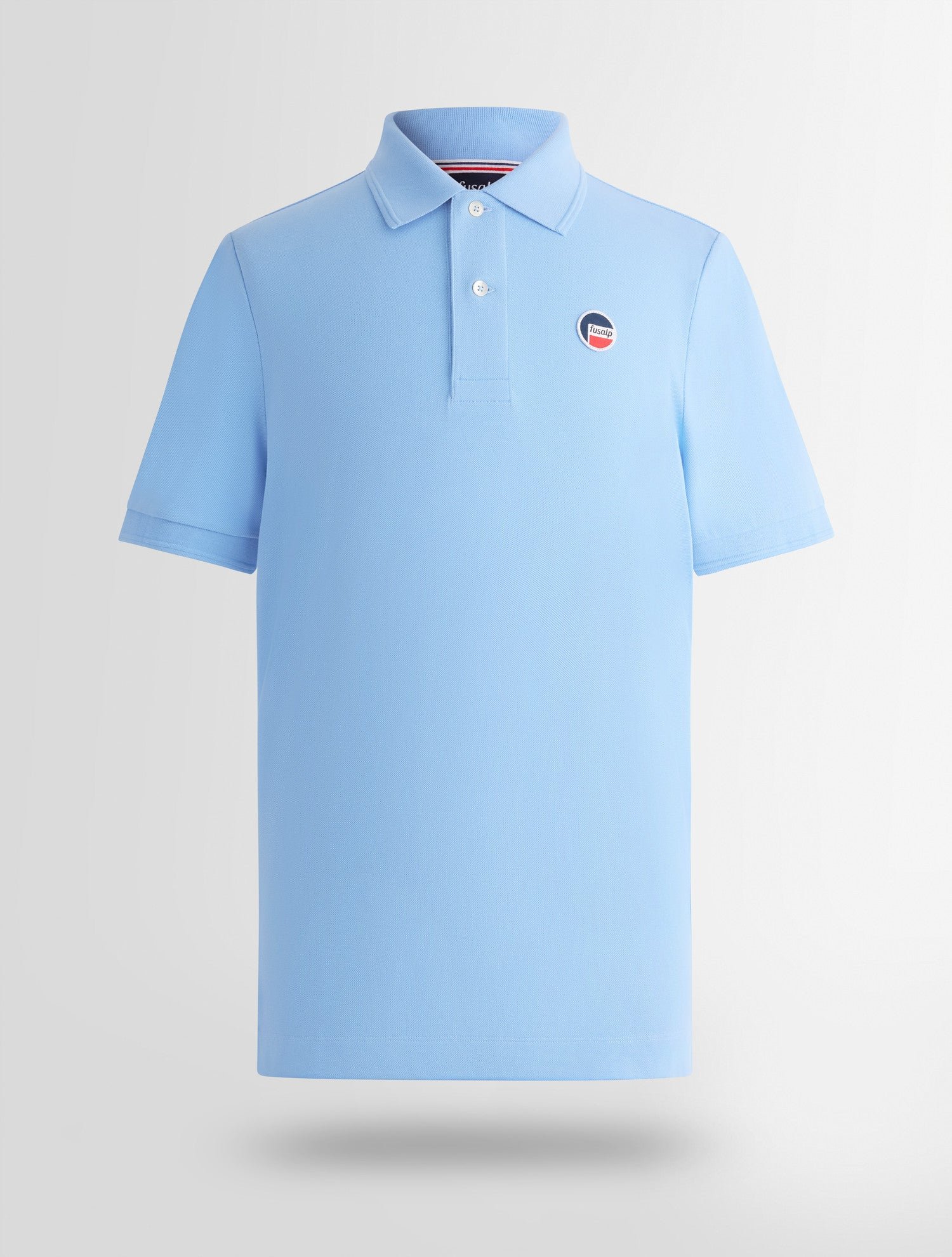 Polo manches courtes elbin col polo coupe ajustée FUSALP Bleu