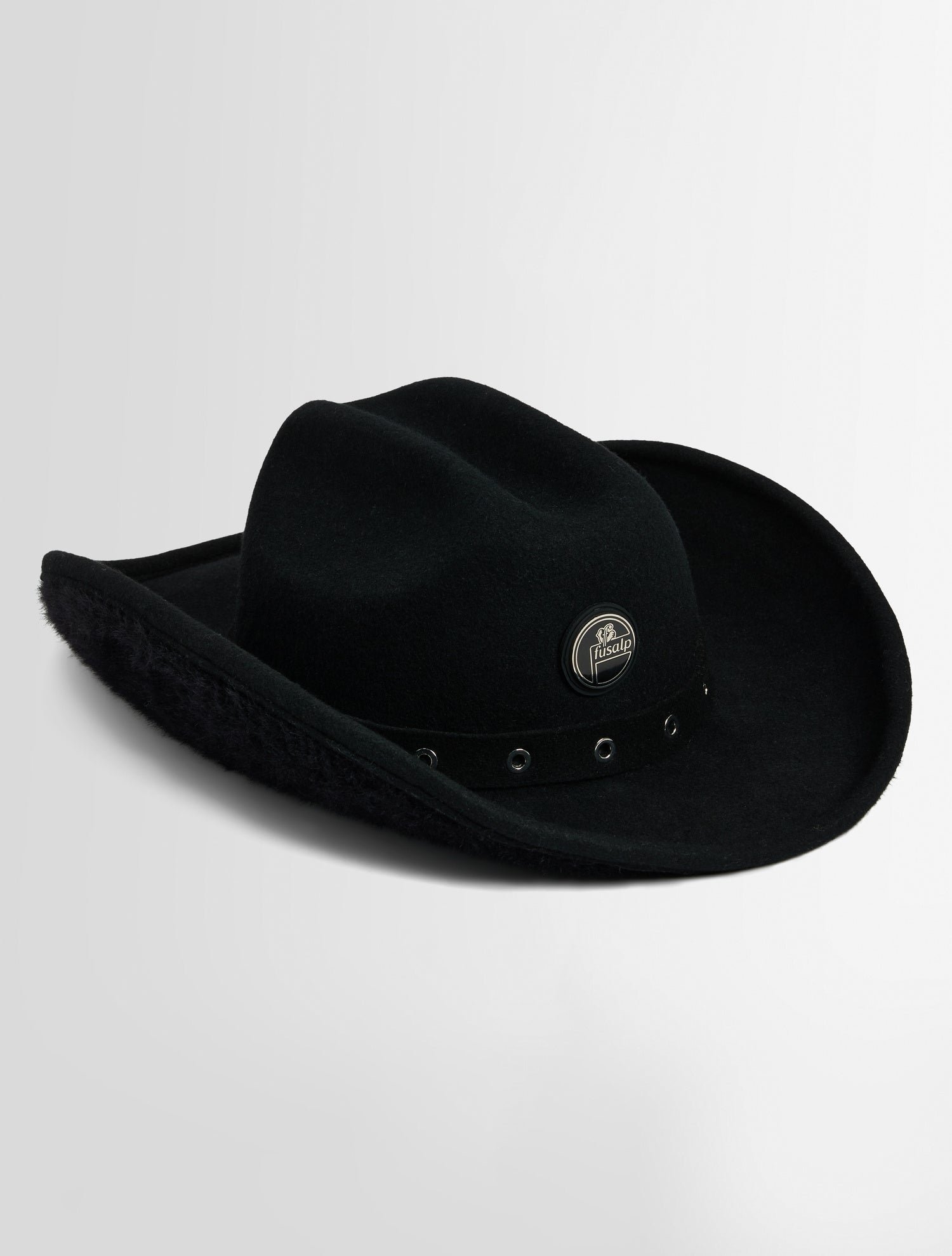 Chapeau cowboy coupe regular FUSALP Noir