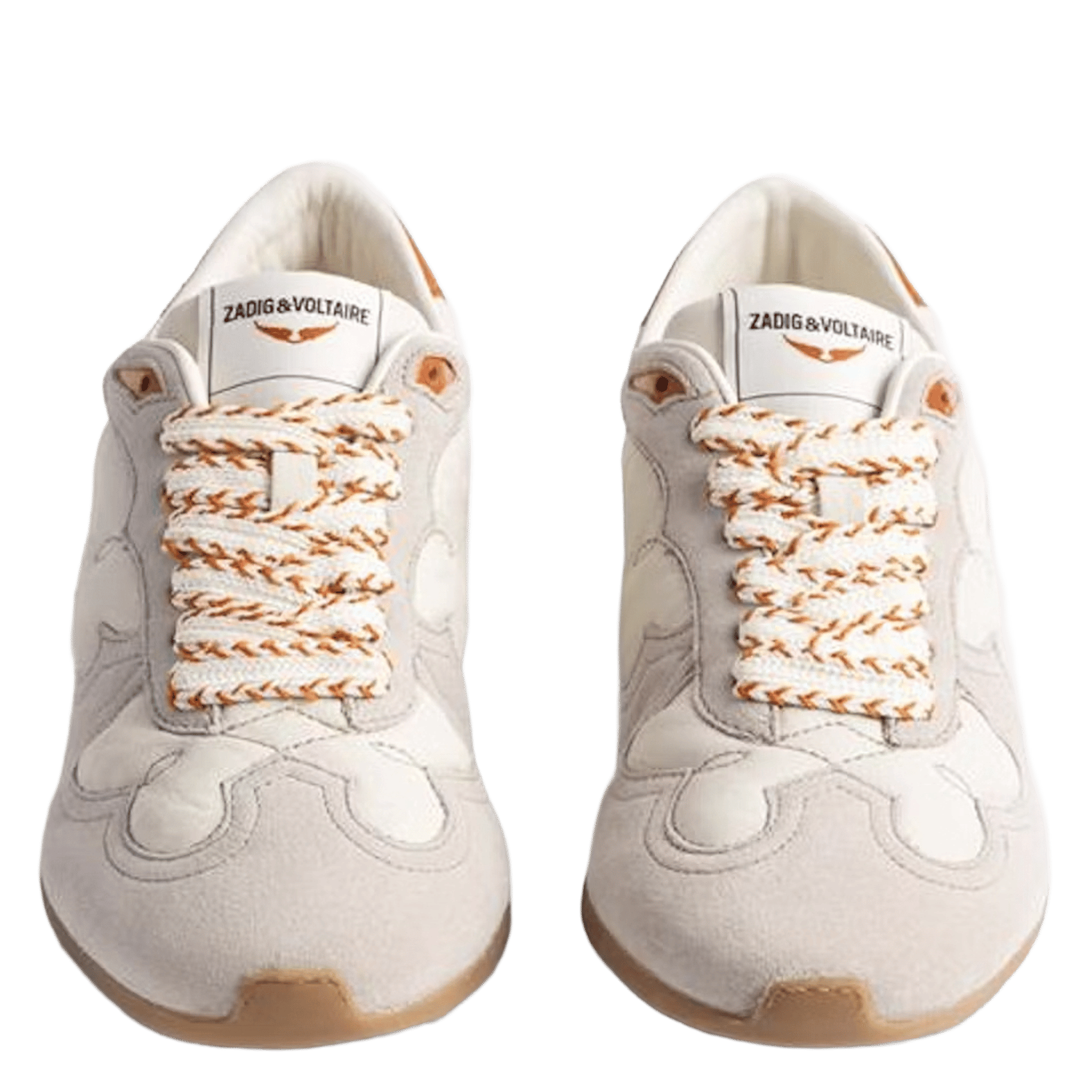 Baskets basses en cuir zv dance ZADIG&VOLTAIRE Blanc