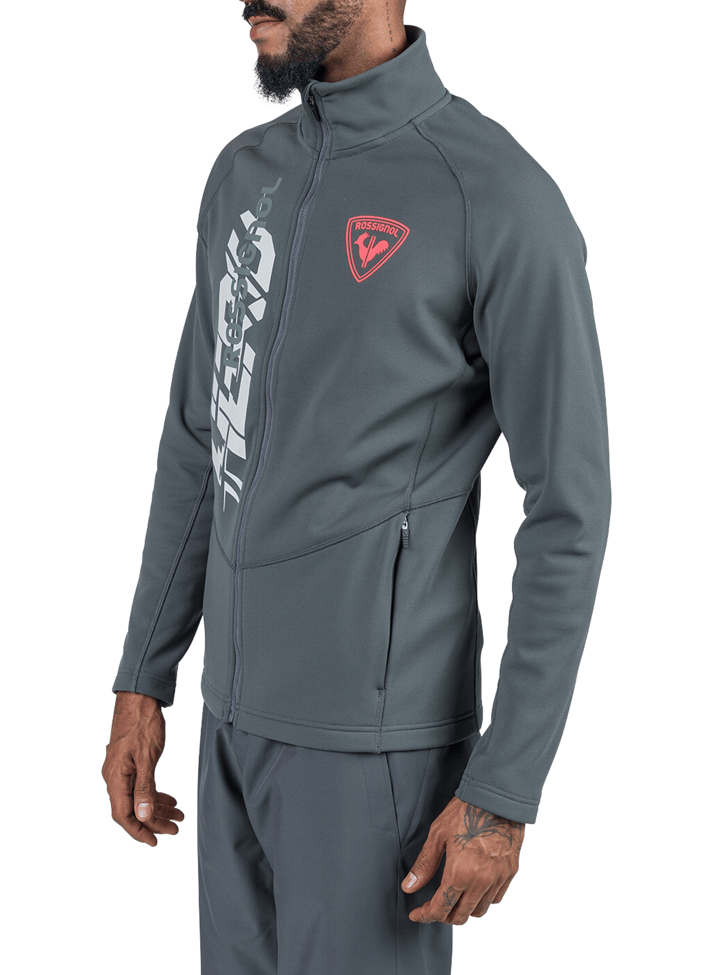 Lightweight printed jacket ROSSIGNOL Grey