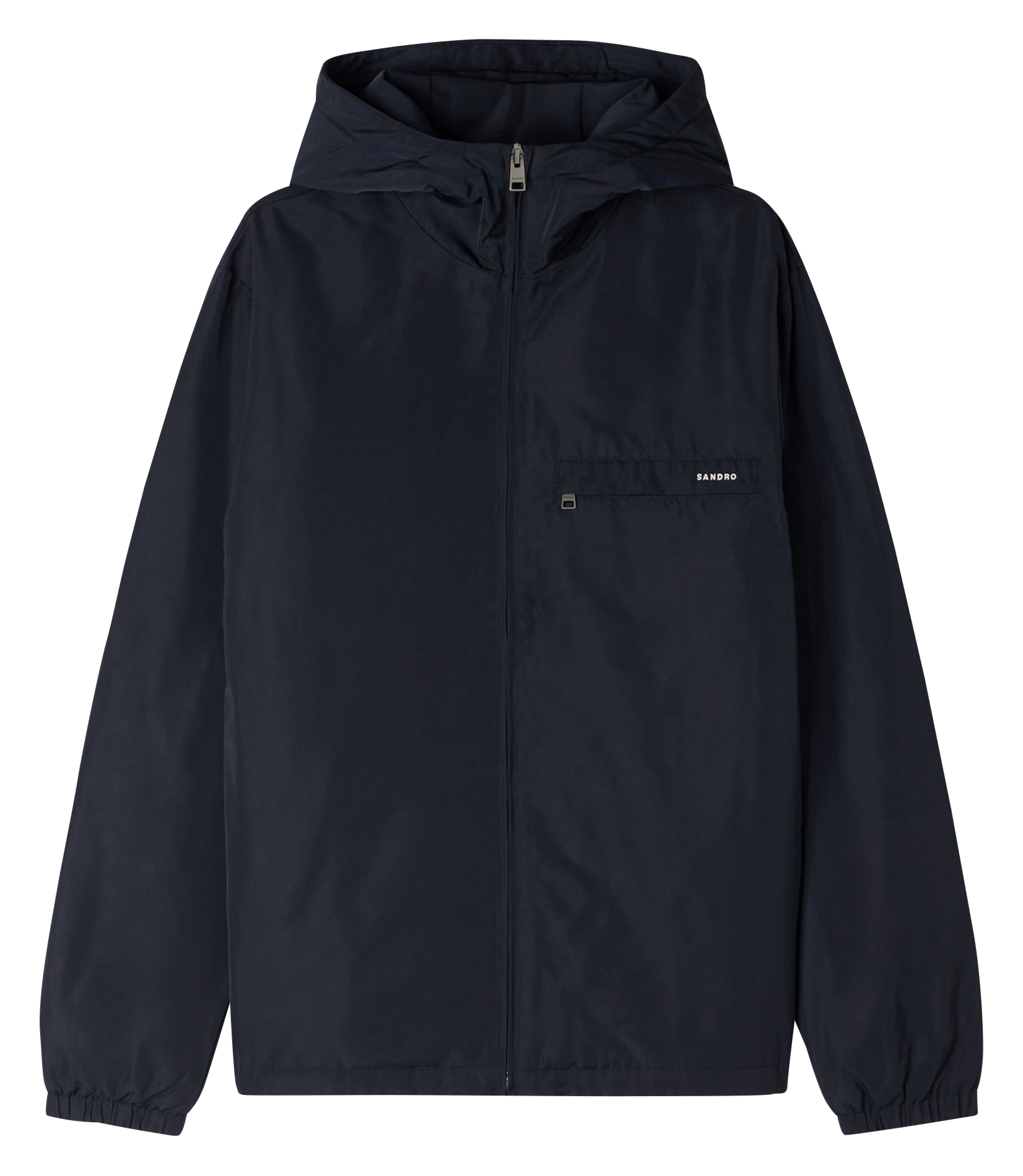 Veste zippée à capuche SANDRO Bleu