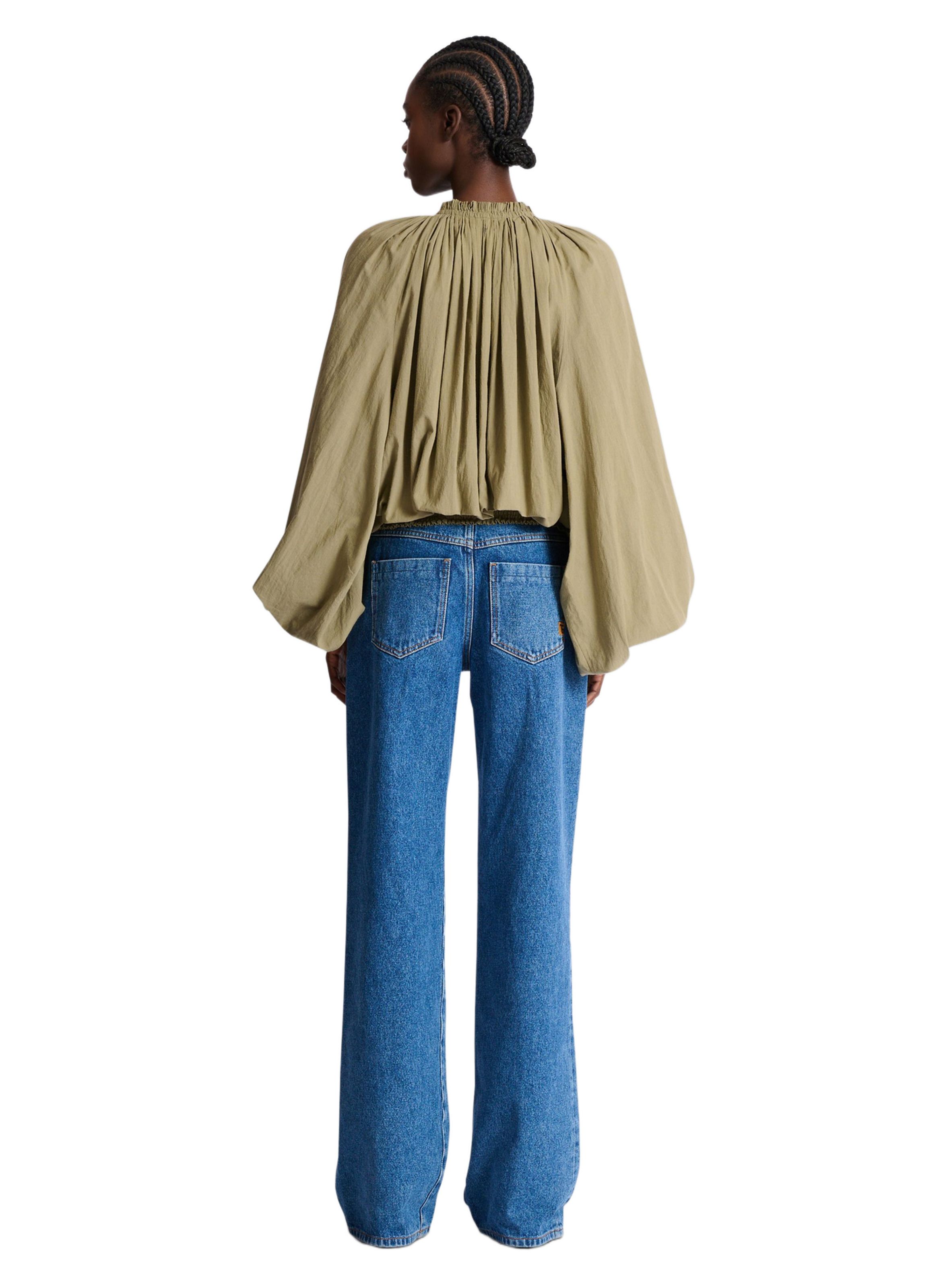 Blouse en coton BALMAIN Vert