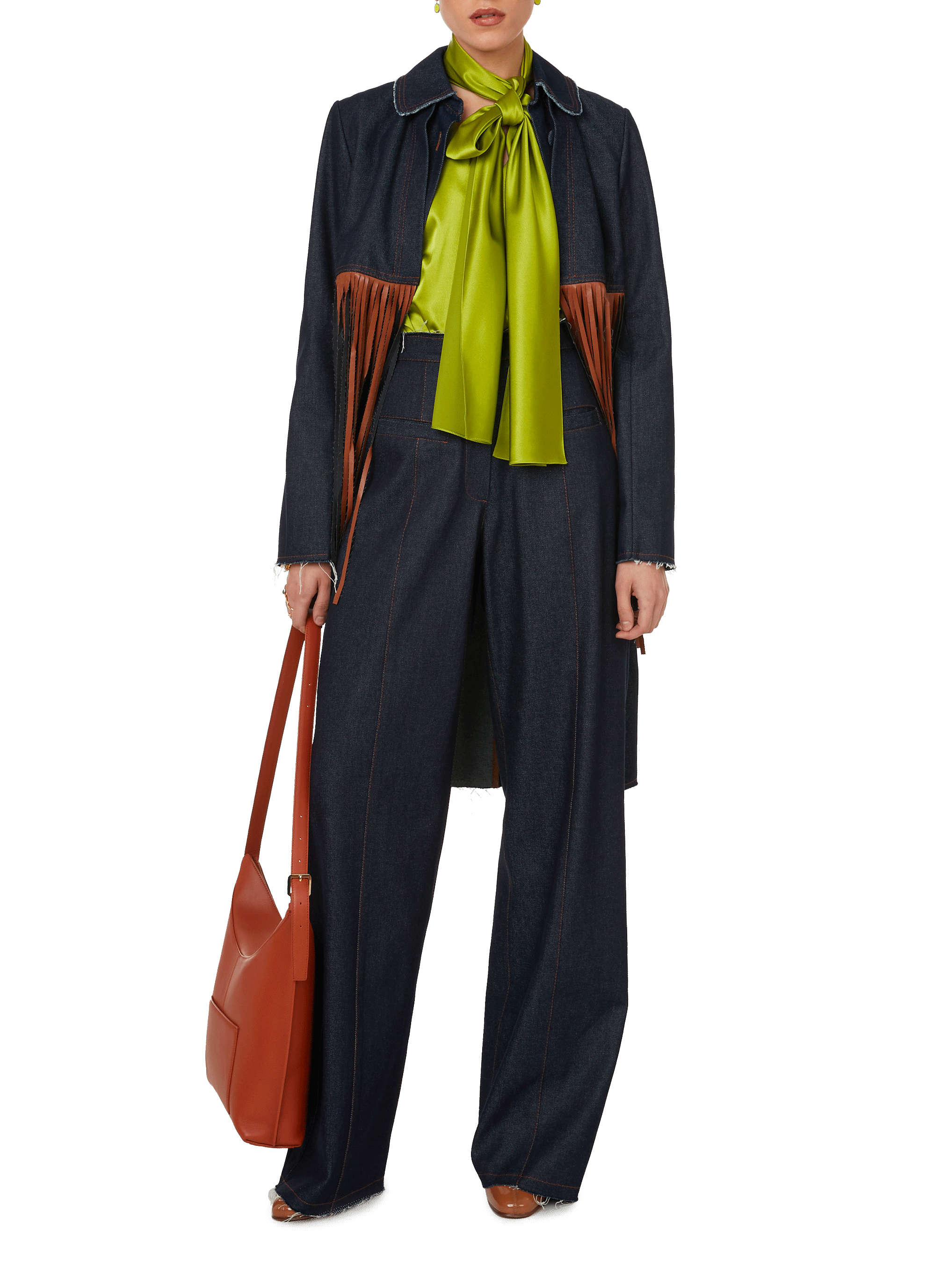 Jean large LIYA Bleu