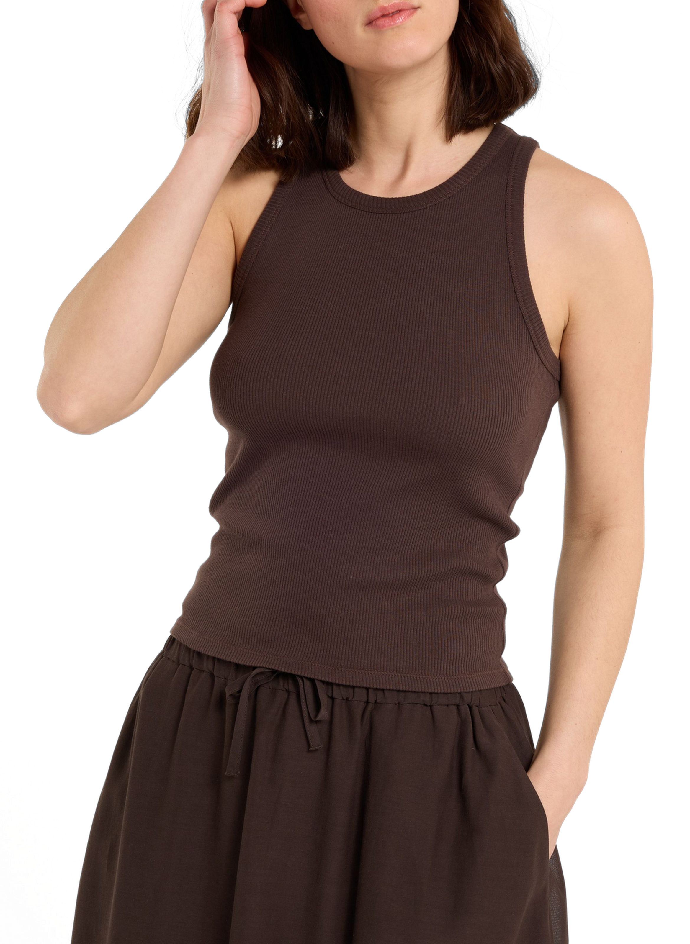 Débardeur Tovie en coton SAISON 1865 Marron