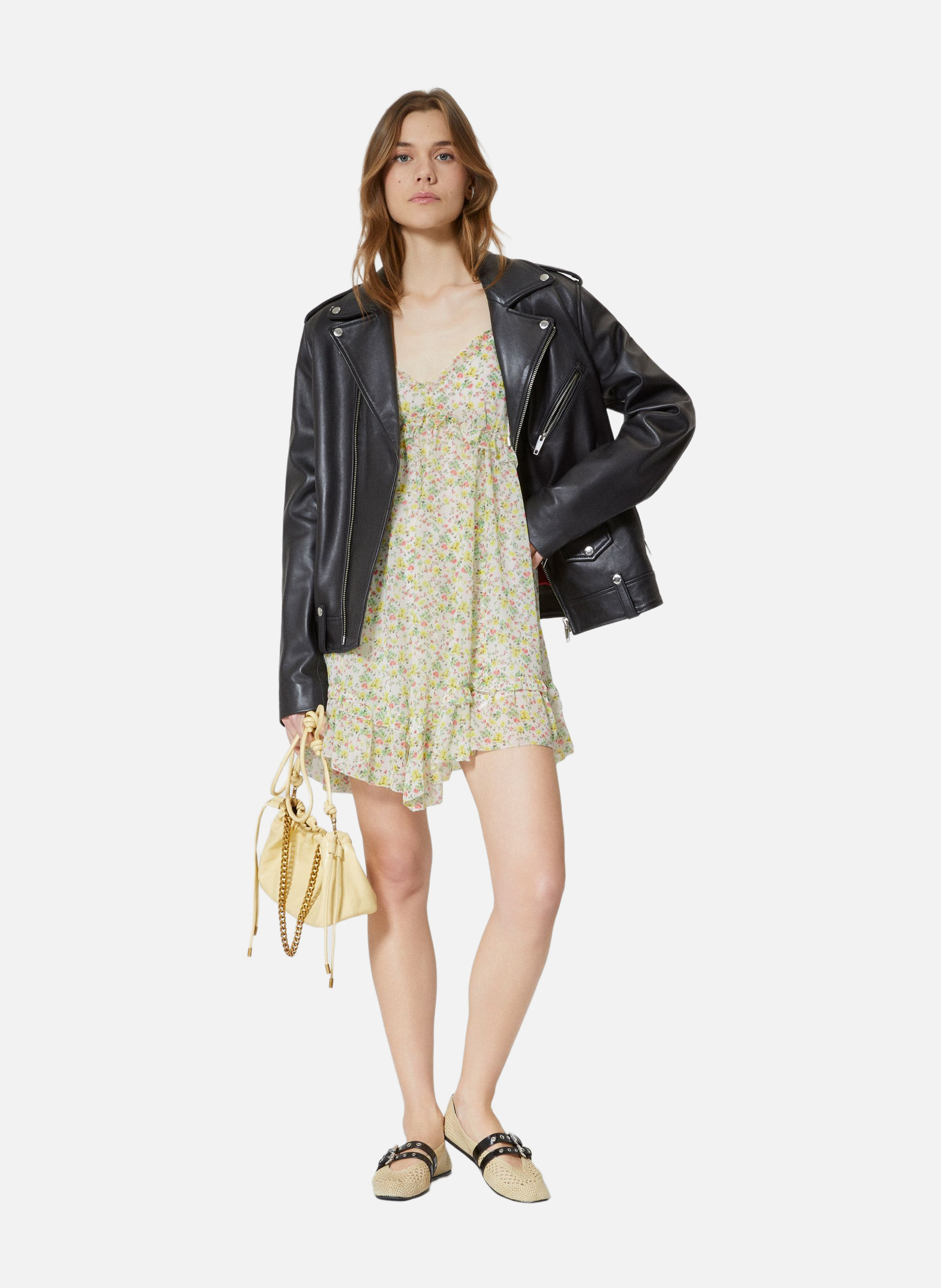 Robe courte imprimé THE KOOPLES Blanc