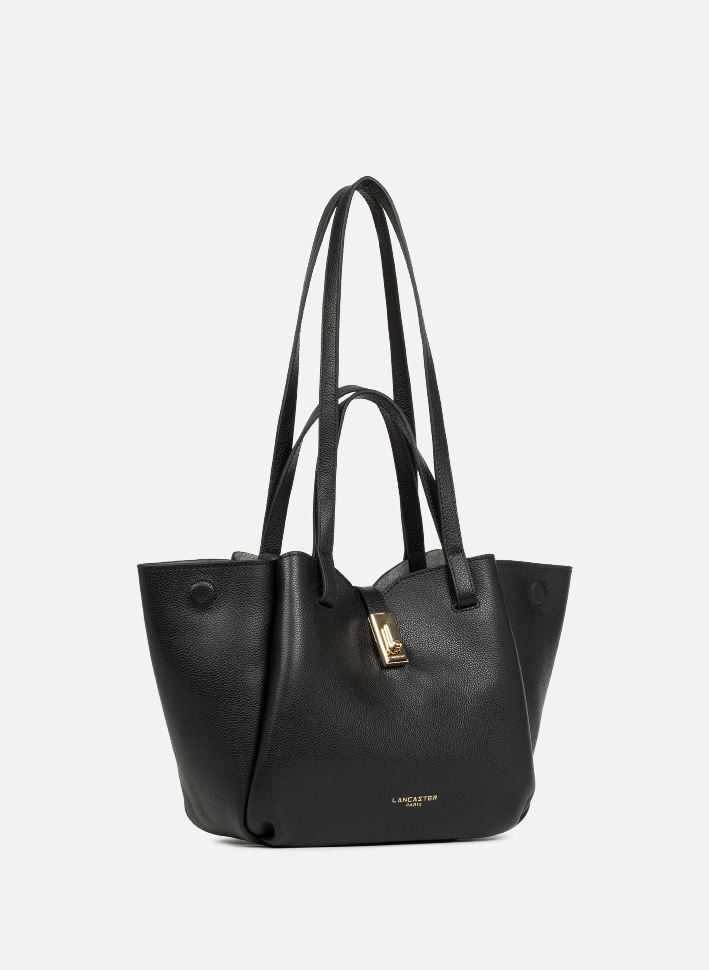 Sac cabas épaule - milano horizon LANCASTER Noir