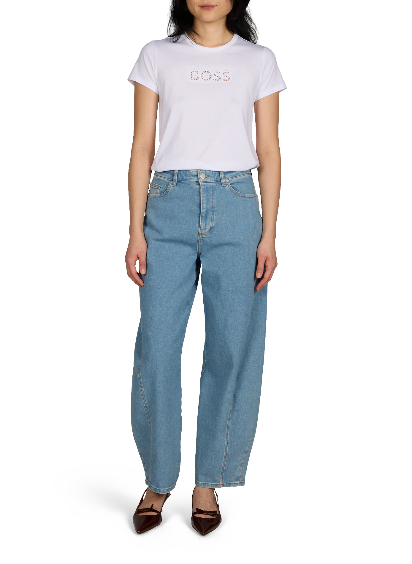 Slingback New Charlotte in goat leather SAISON 1865 Brown