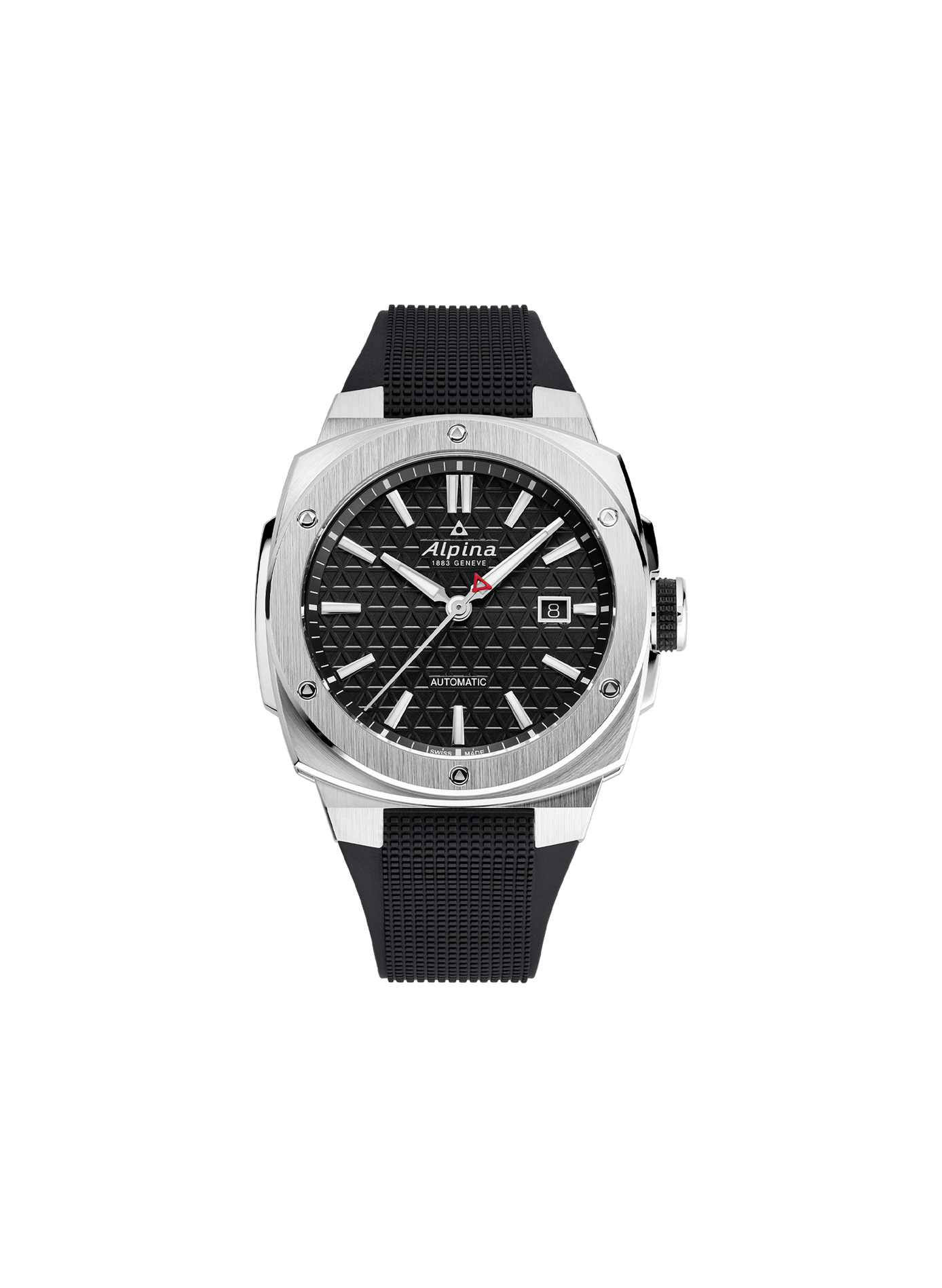 Montre automatique Extreme Automatic en caoutchouc ALPINA Noir