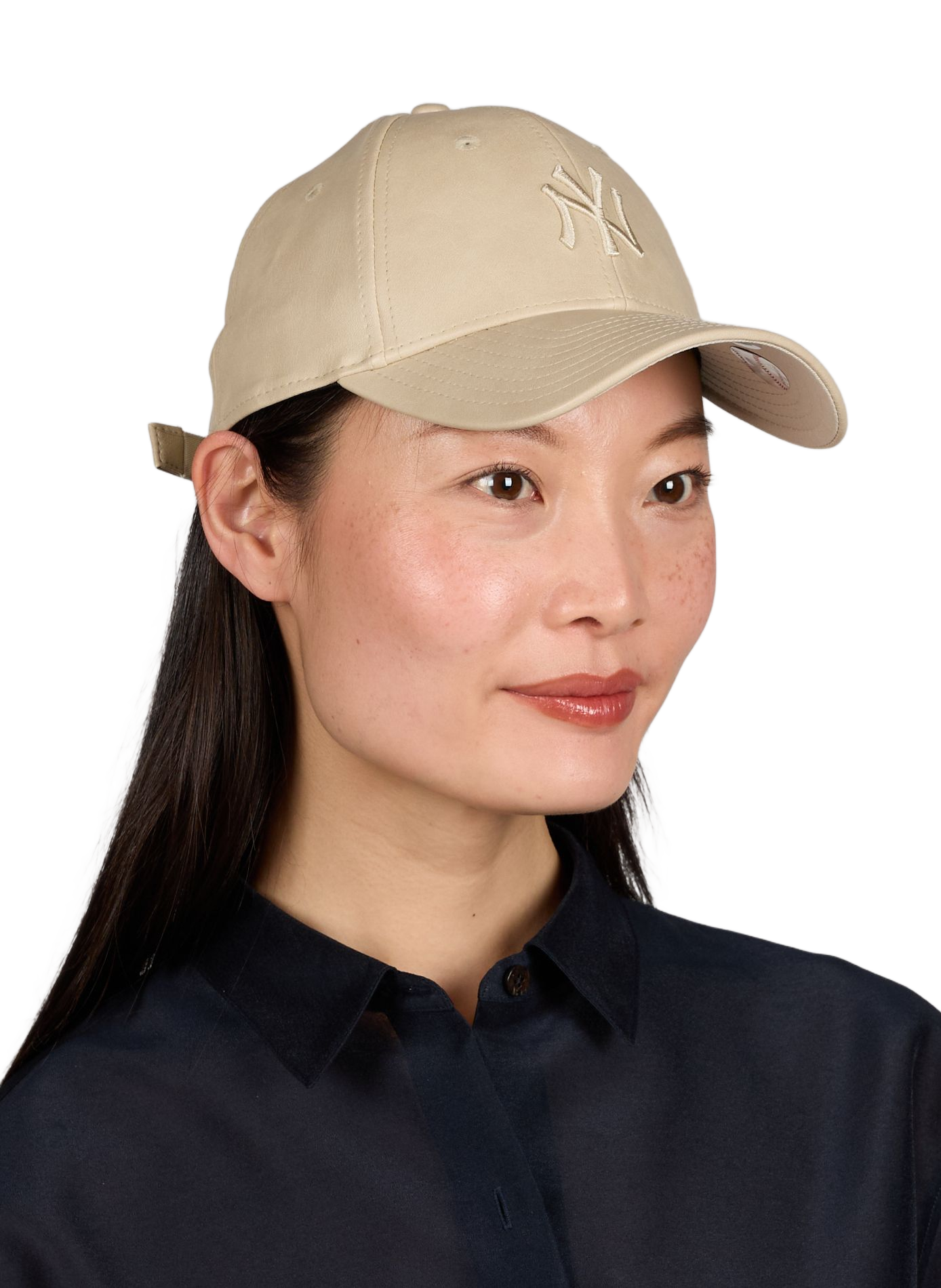 Cap with logo embroidery NEW ERA Beige