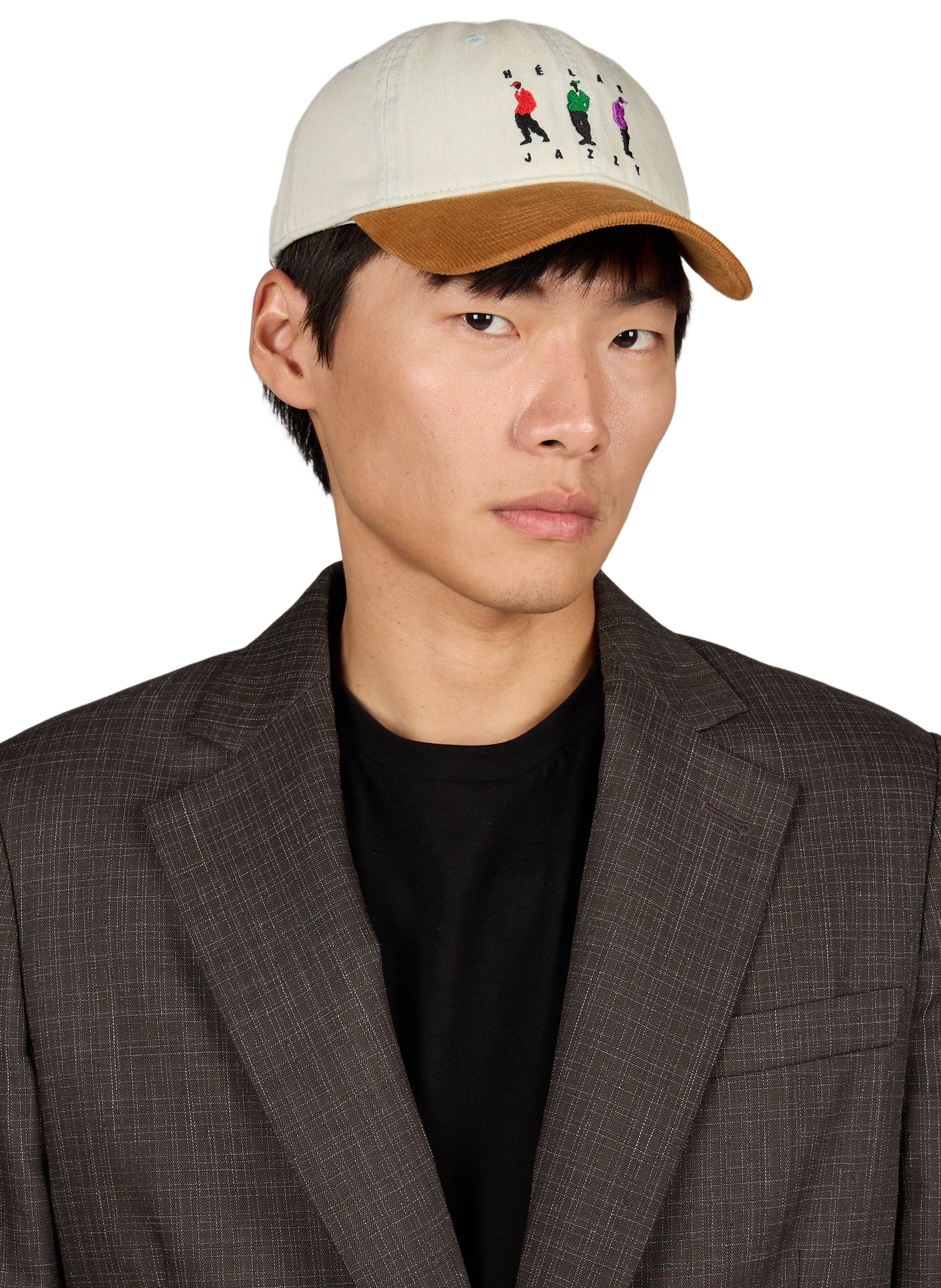 Casquette à logo brodé en coton HELAS CAPS Bleu