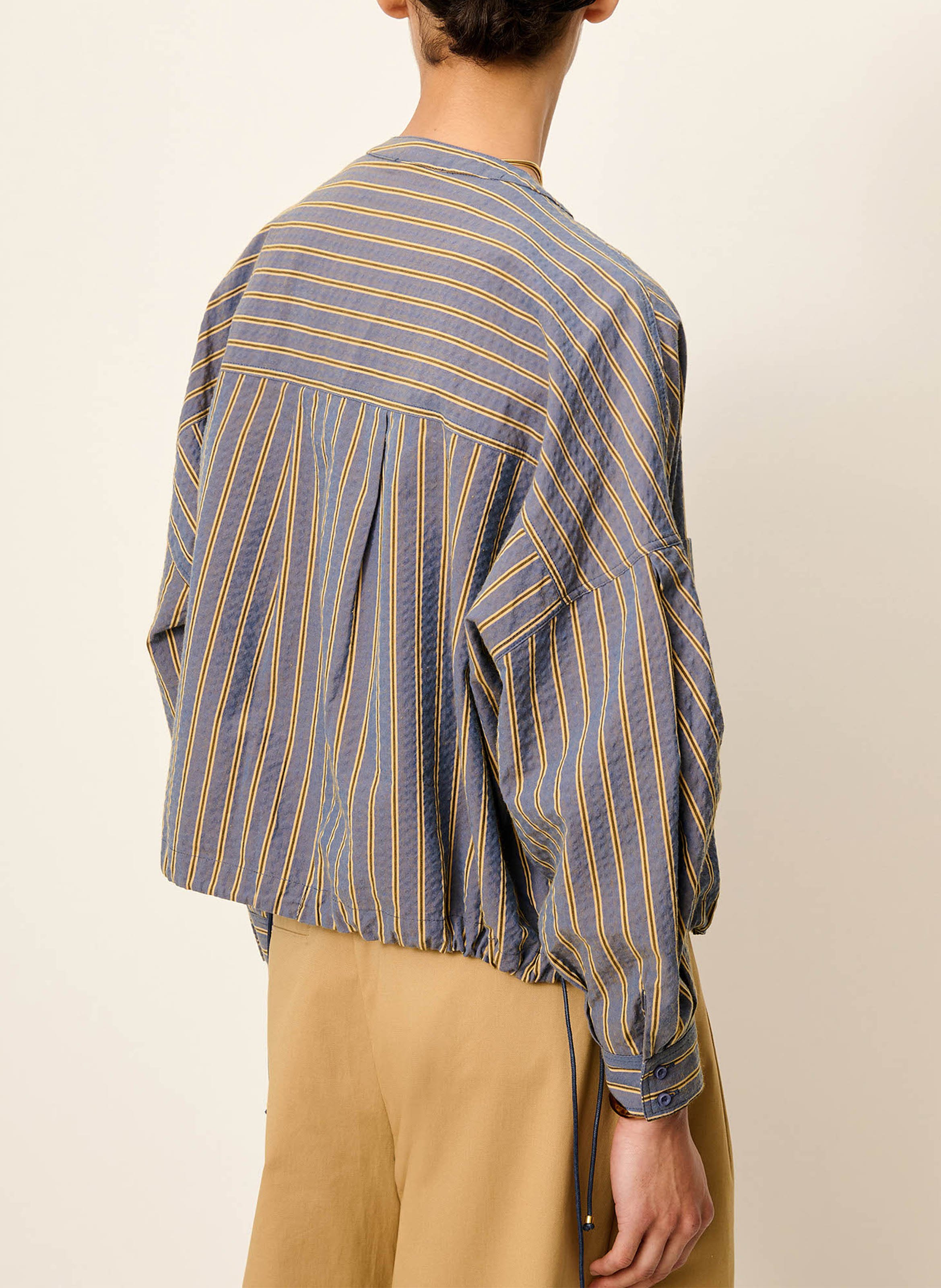 Chemise à rayures col rond cadaques SESSUN Multicolore