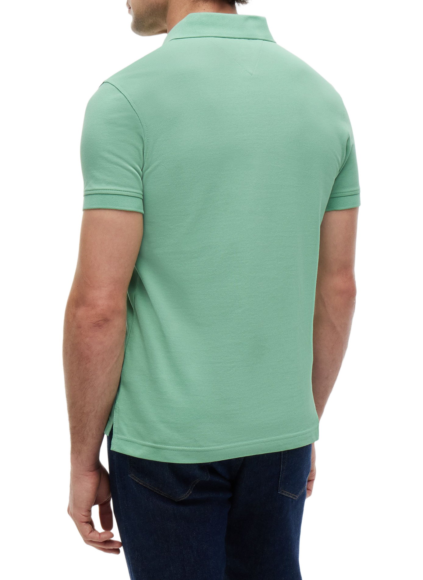 Polo aus Bio-Baumwolle TOMMY HILFIGER Grun