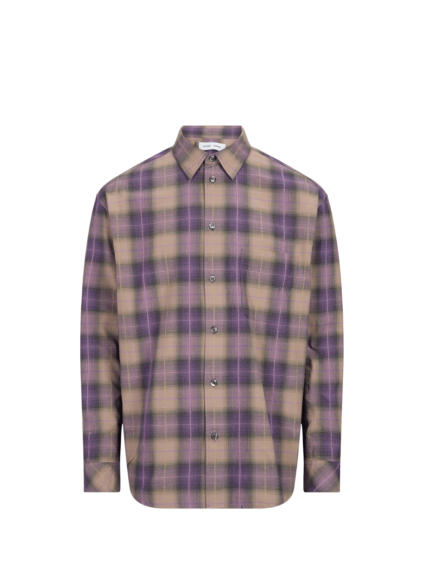 Chemise à carreaux SAMSOE SAMSOE Violet