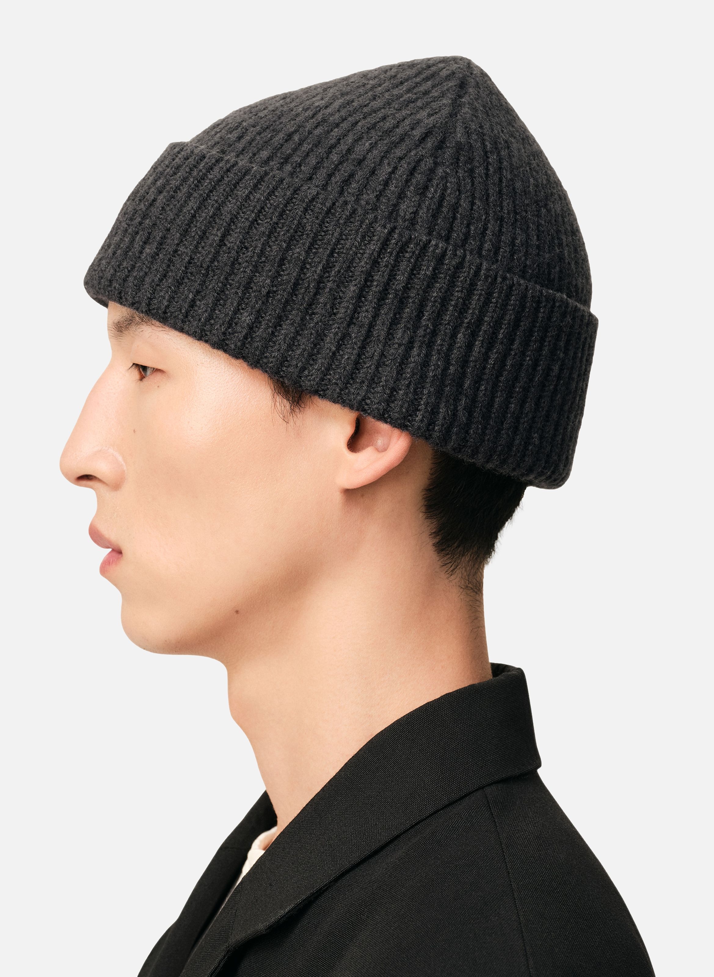 Bonnet ami de coeur rouge unisexe AMI PARIS Gris