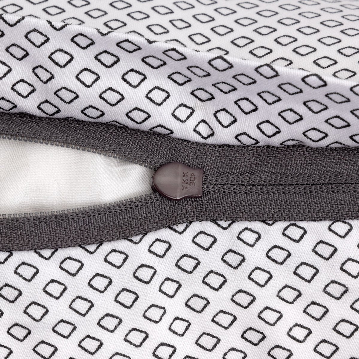 Taie d'oreiller en satin de coton, logan BOSS HOME Gris