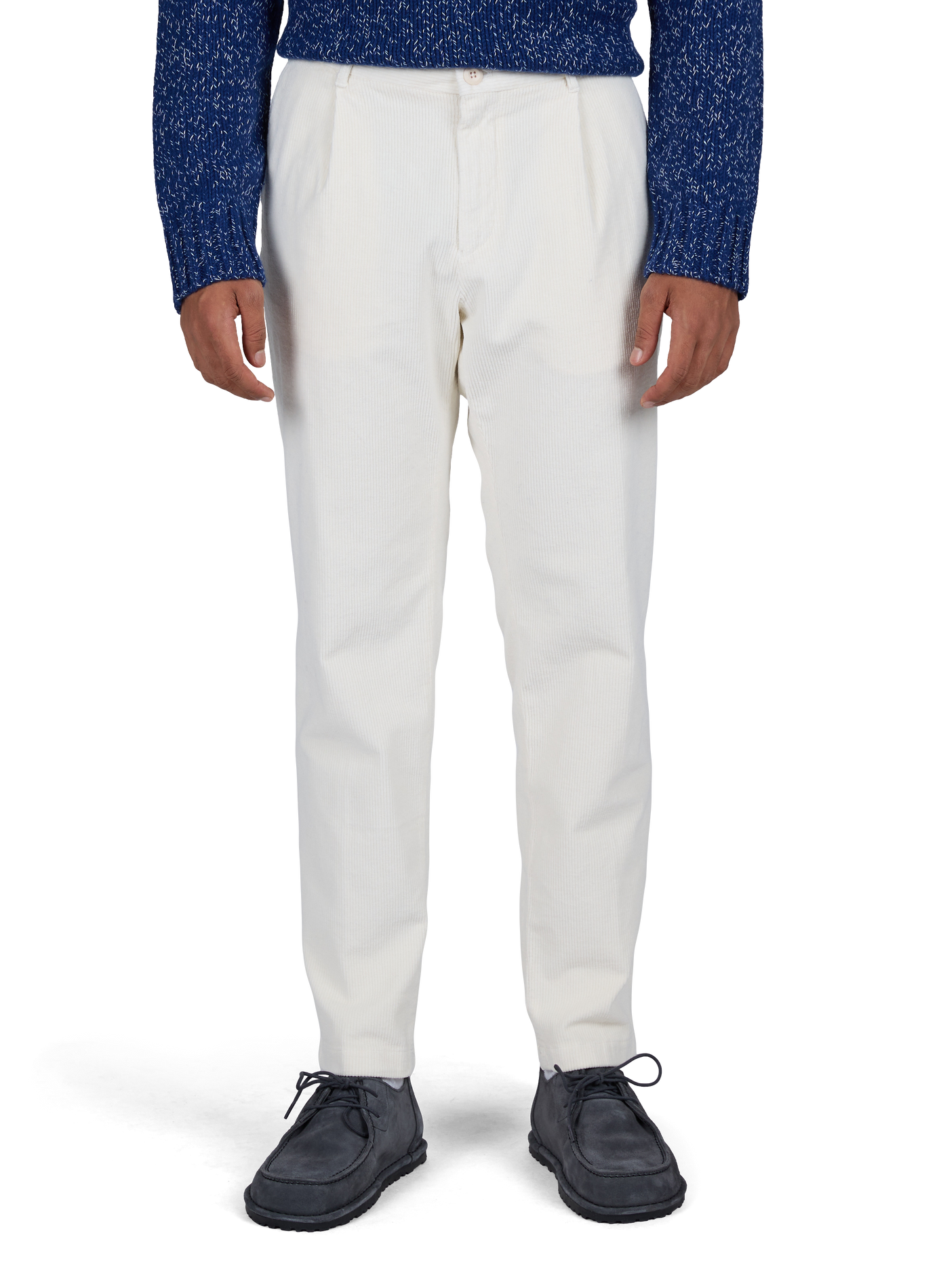 Gerade Cordhose aus Baumwoll-Velours STRELLSON Beige