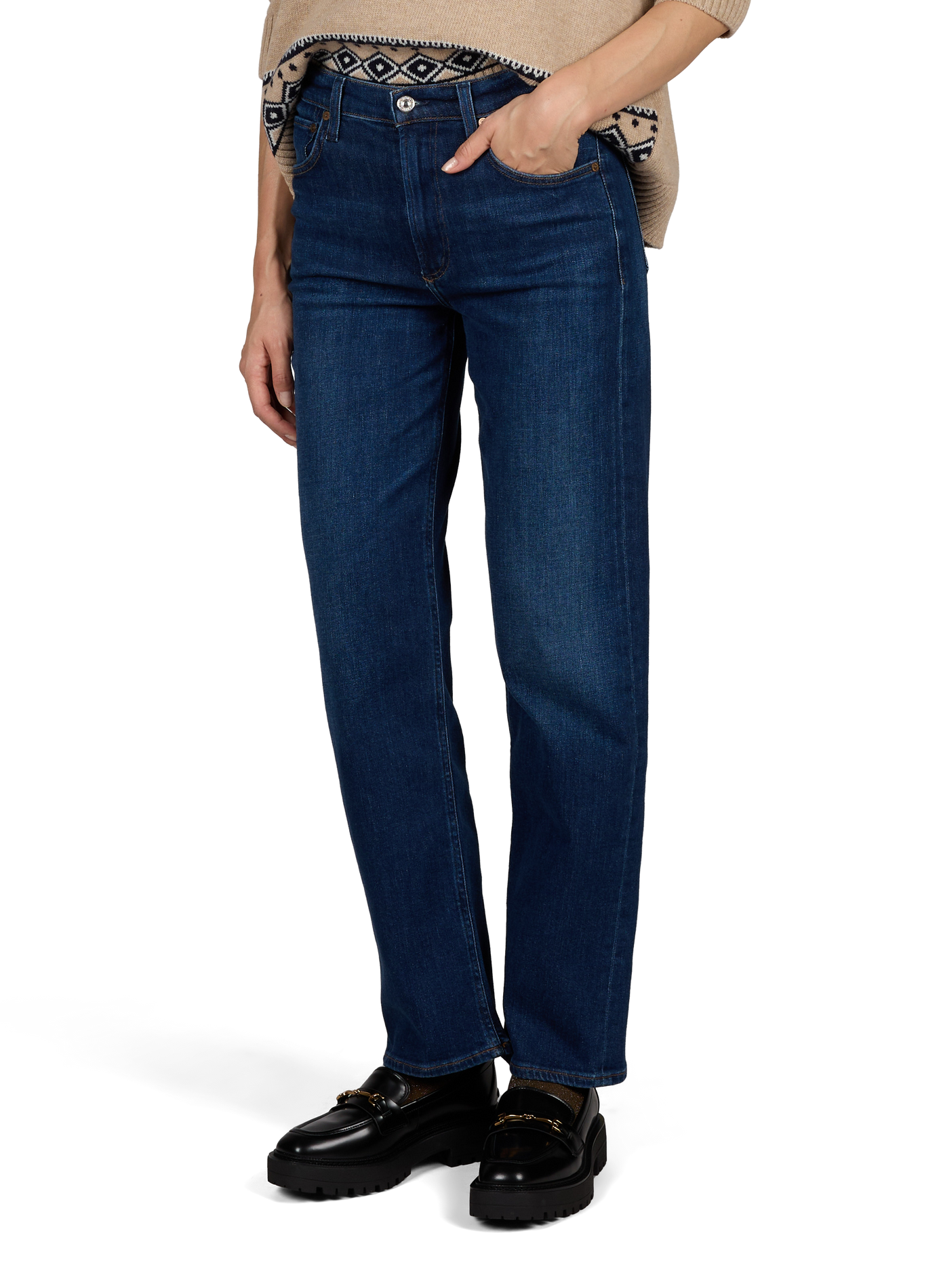 Wide cotton jeans  CITIZENS OF HUMANITY Blue
