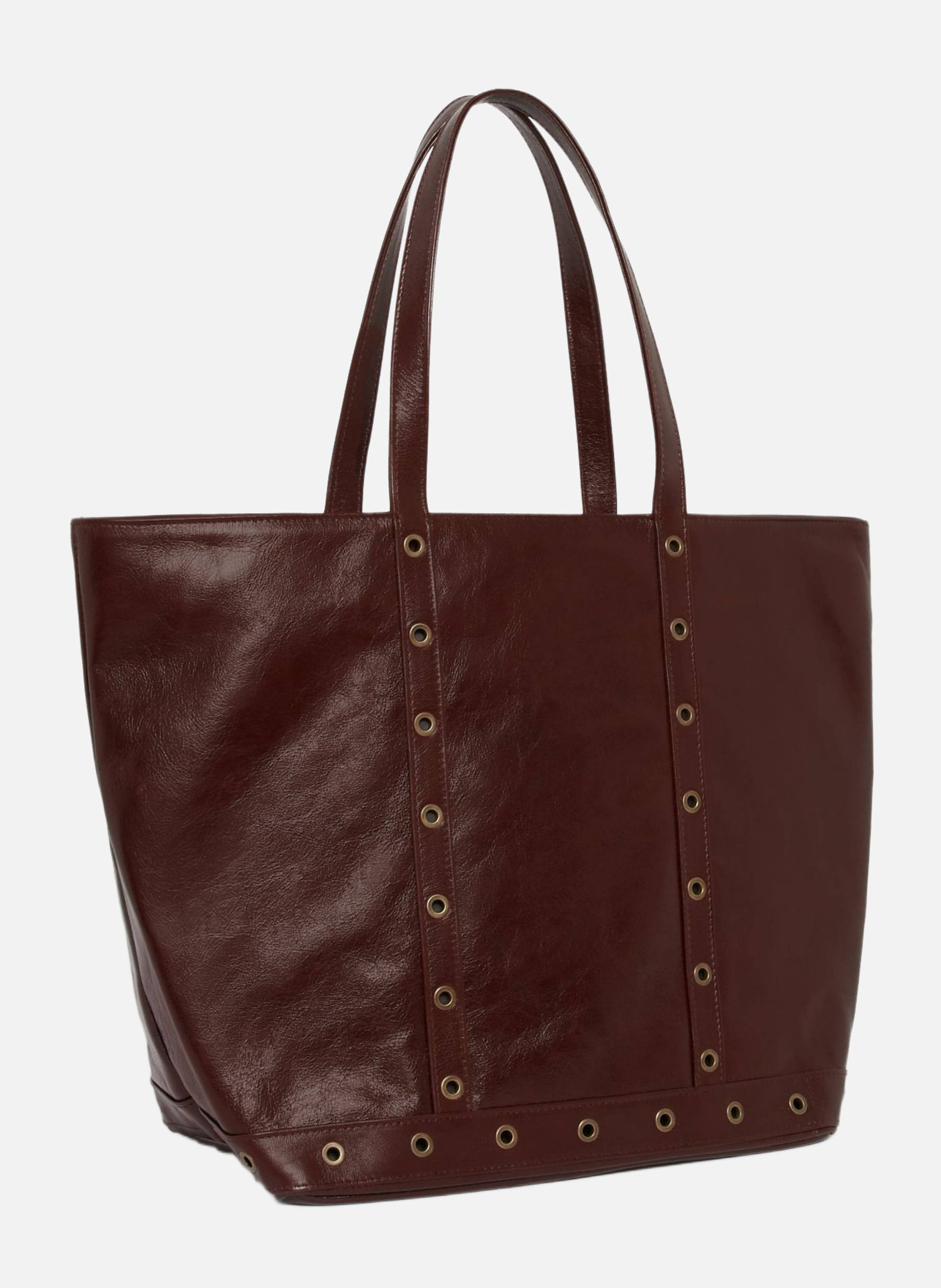 Cabas l en cuir VANESSA BRUNO Marron