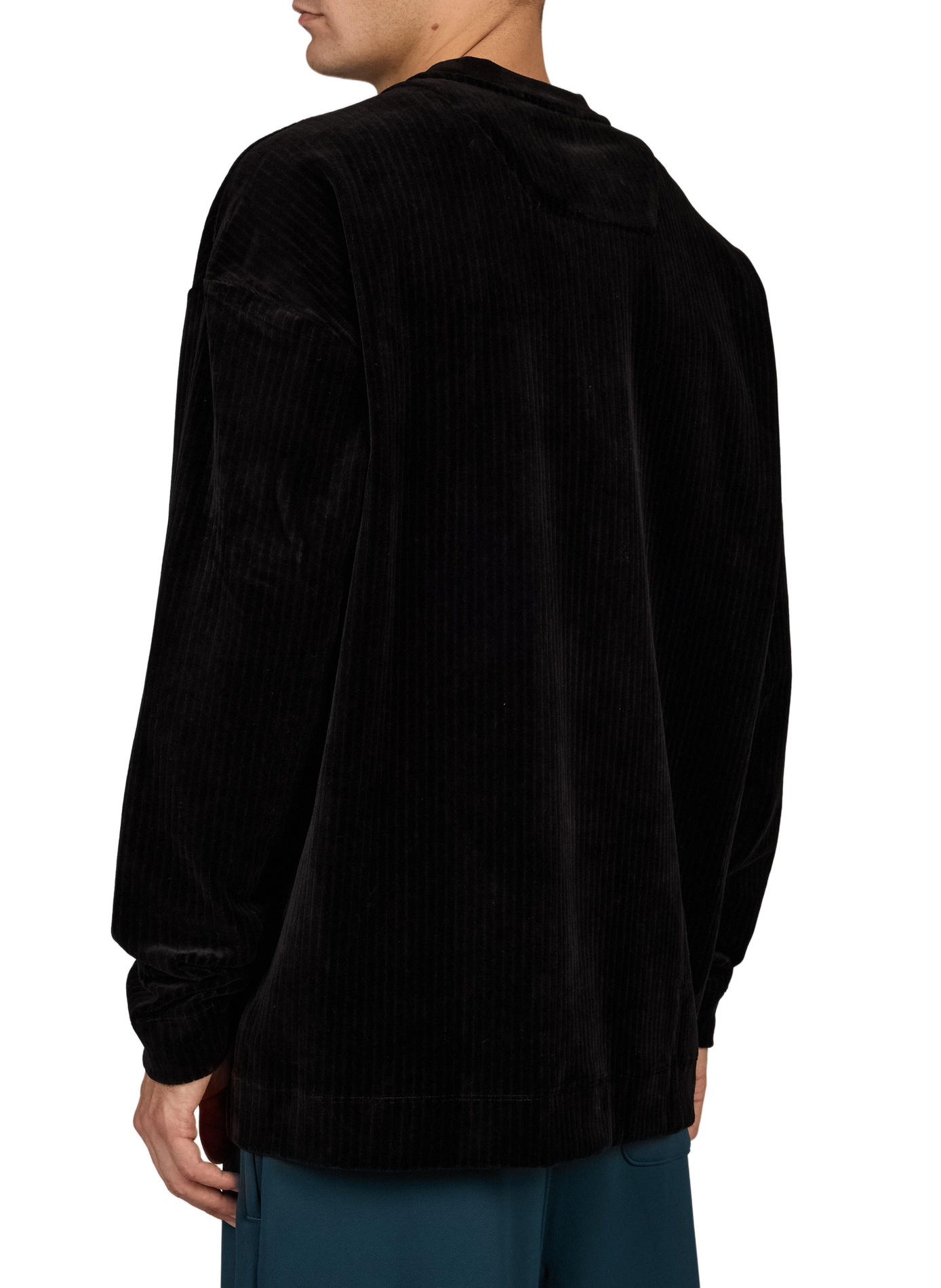 Oversized sweatshirt in blended cotton JUUN.J Black