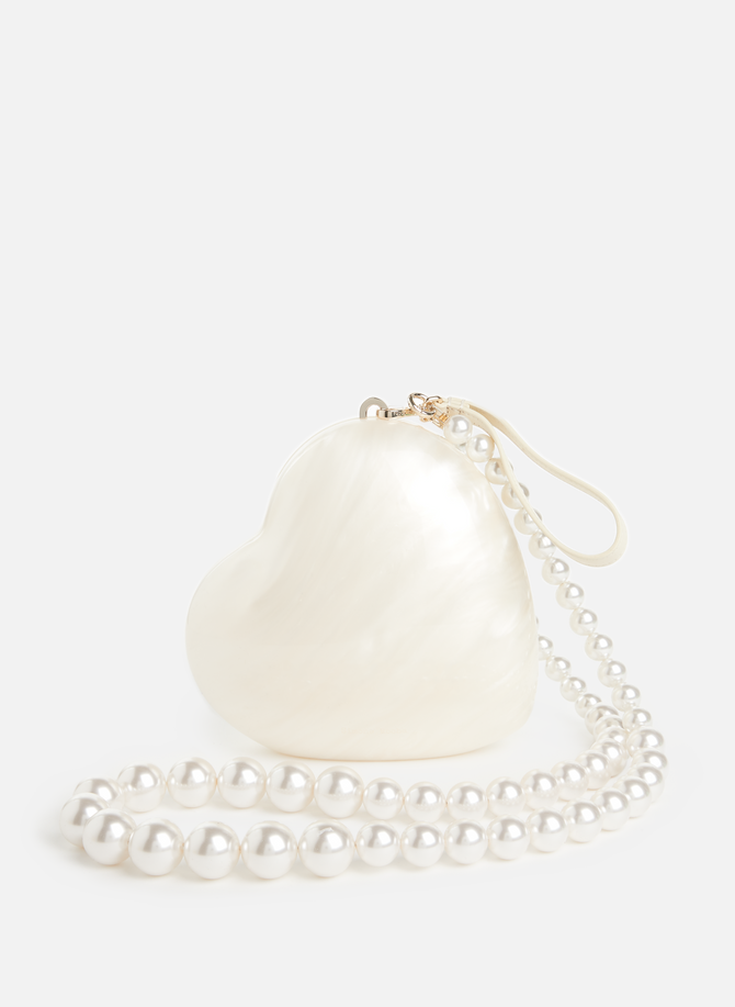 Pearly heart-shaped clutch SIMONE ROCHA