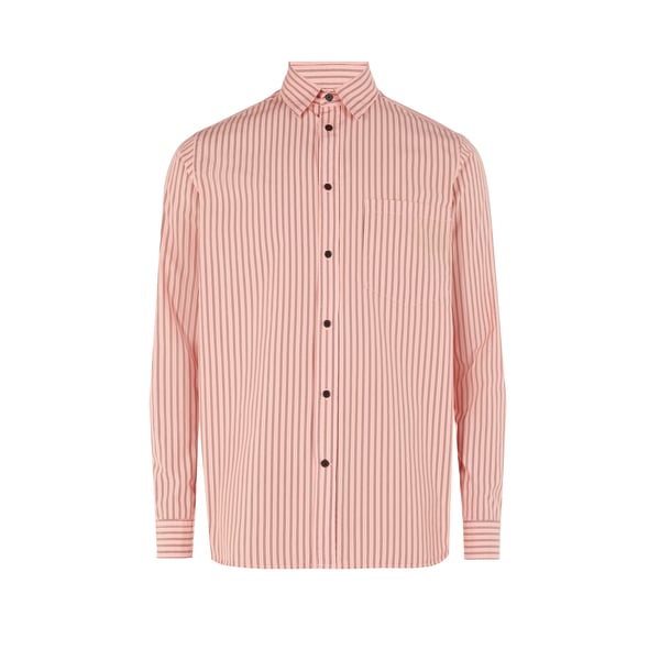 Chemise rayée en popeline de coton Chemise rayée en popeline de coton