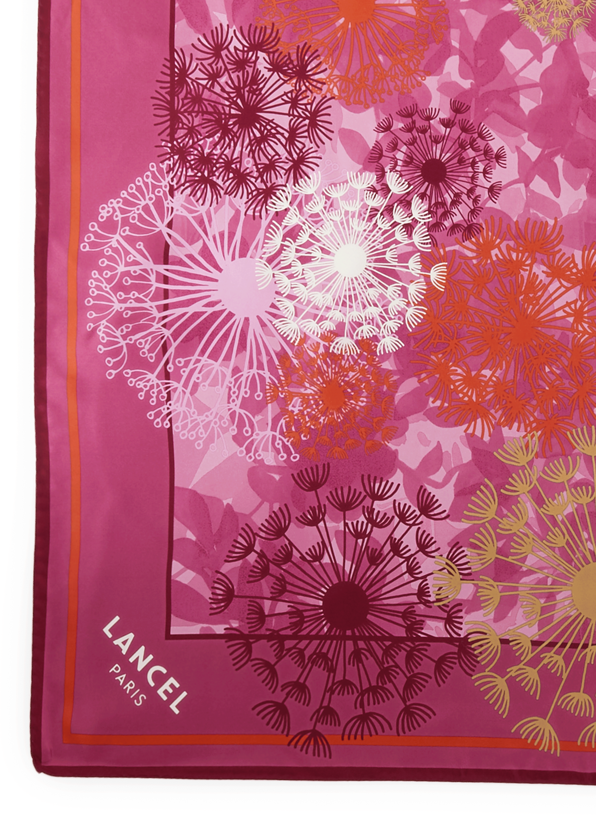 Foulard à motif en soie