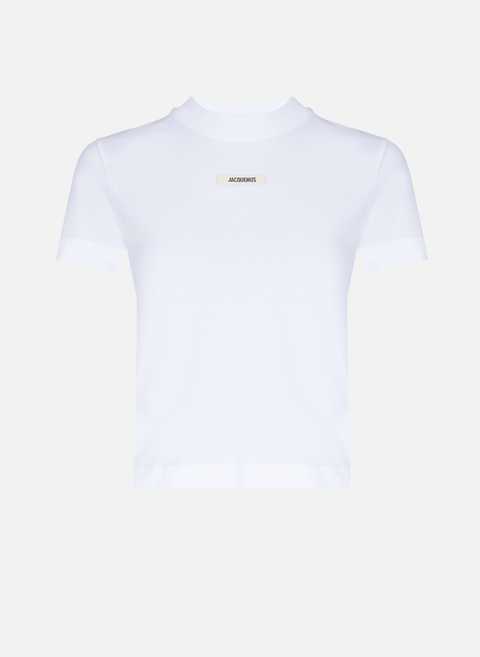 Le T-shirt Gros Grain BlancJACQUEMUS 