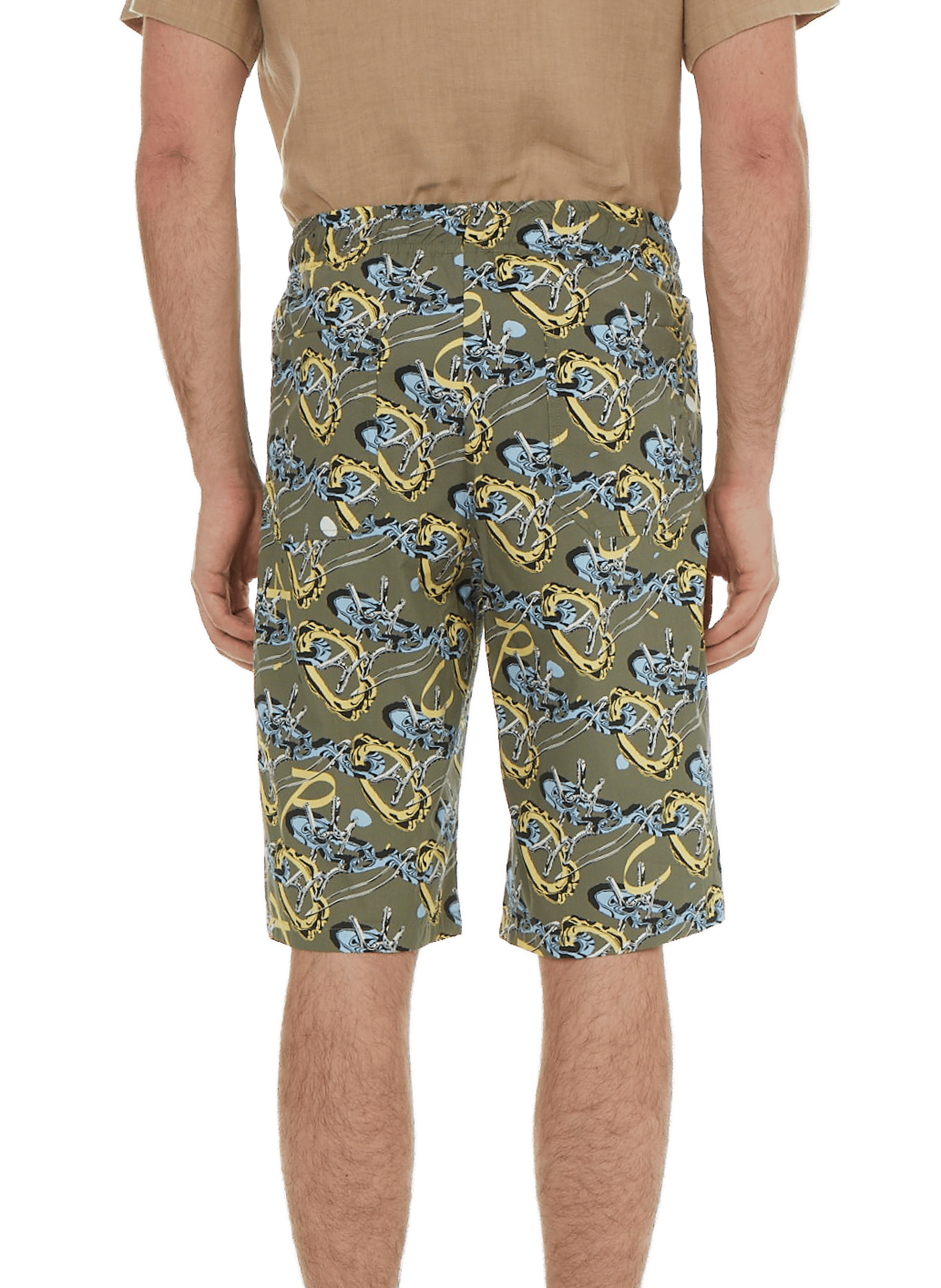 Printed Bermuda shorts A.P.C. Green