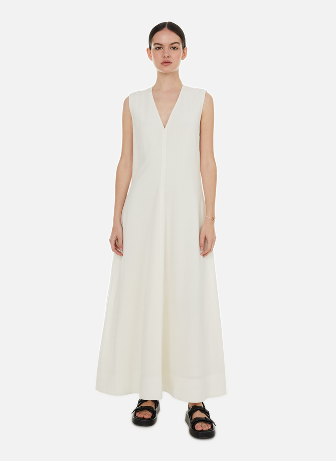 Lyocell and linen maxi dress TOTEME