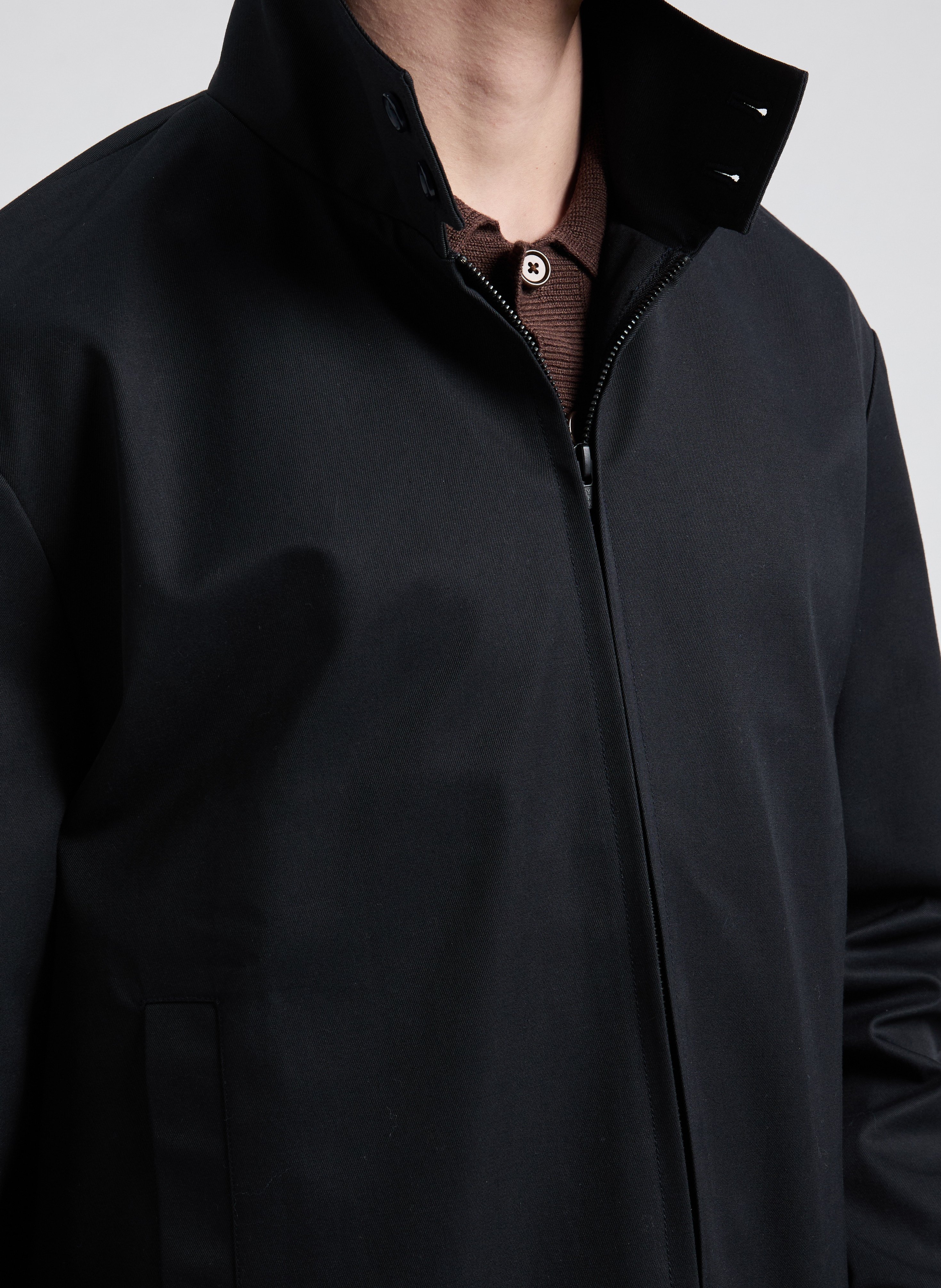 Veste légère en coton mélangé  SAISON 1865 Bleu