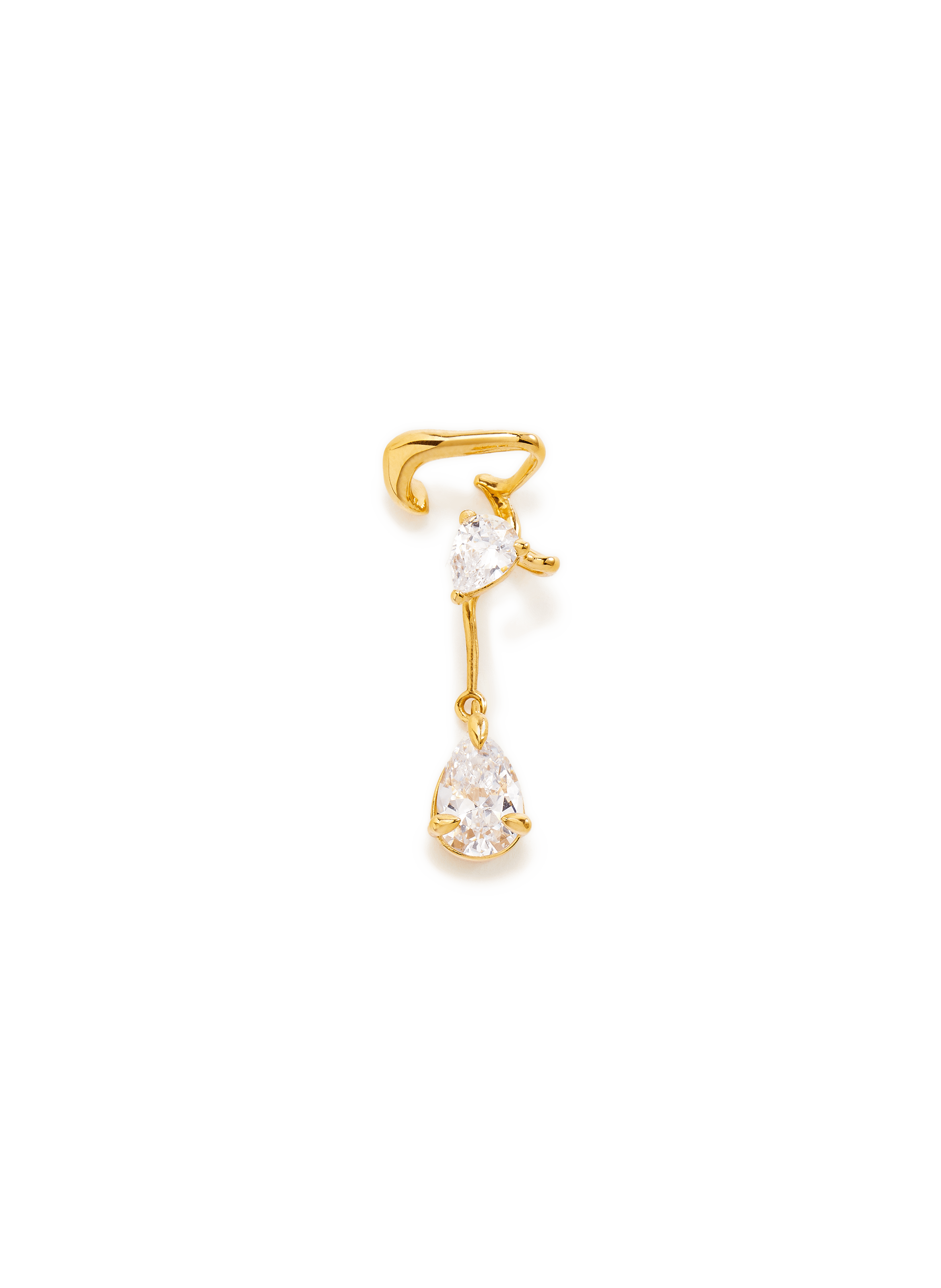 Oorklem Nano Hybrid Transparant ALAN CROCETTI Goud