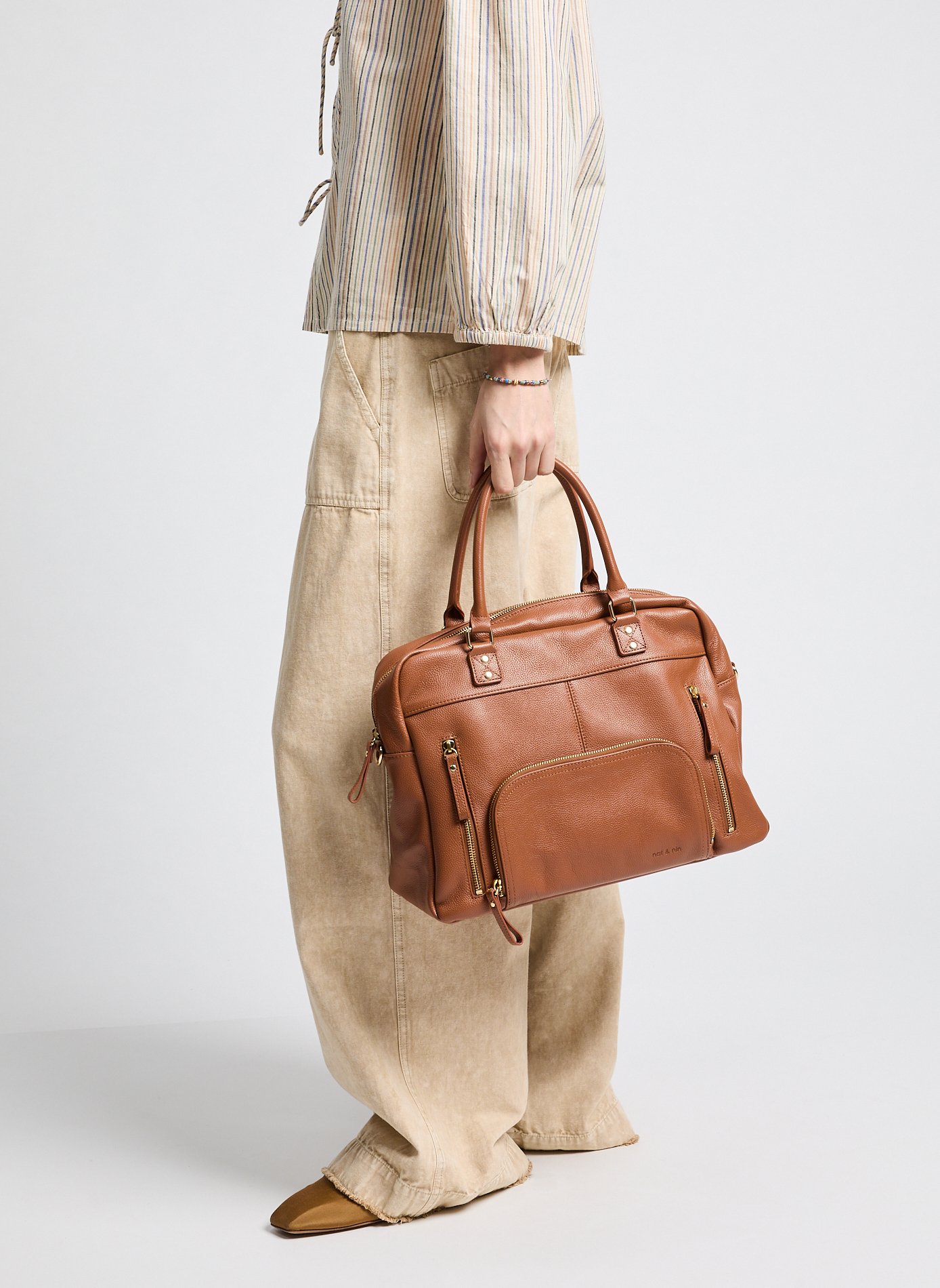 Sac à main Macy NAT &amp; NIN Marron