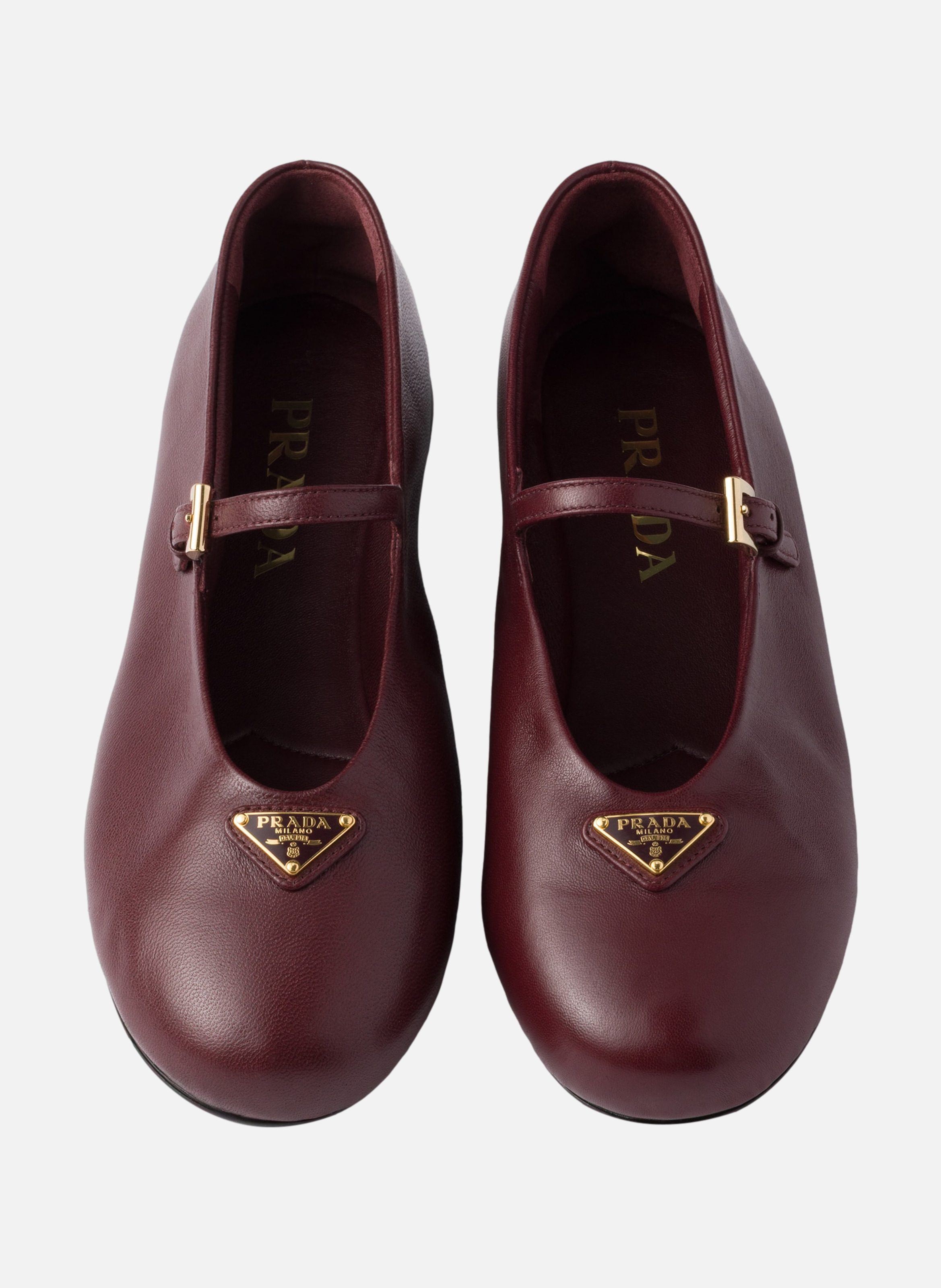 Ballerines en cuir nappa PRADA 