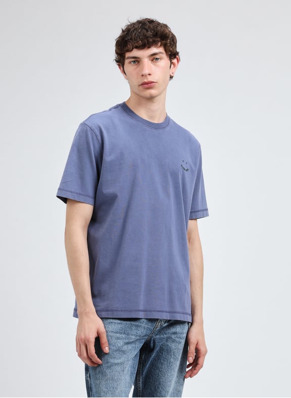 Classic Cotton T-Shirt Blue by PAUL SMITH PAUL SMITH Classic Cotton T-Shirt Blue