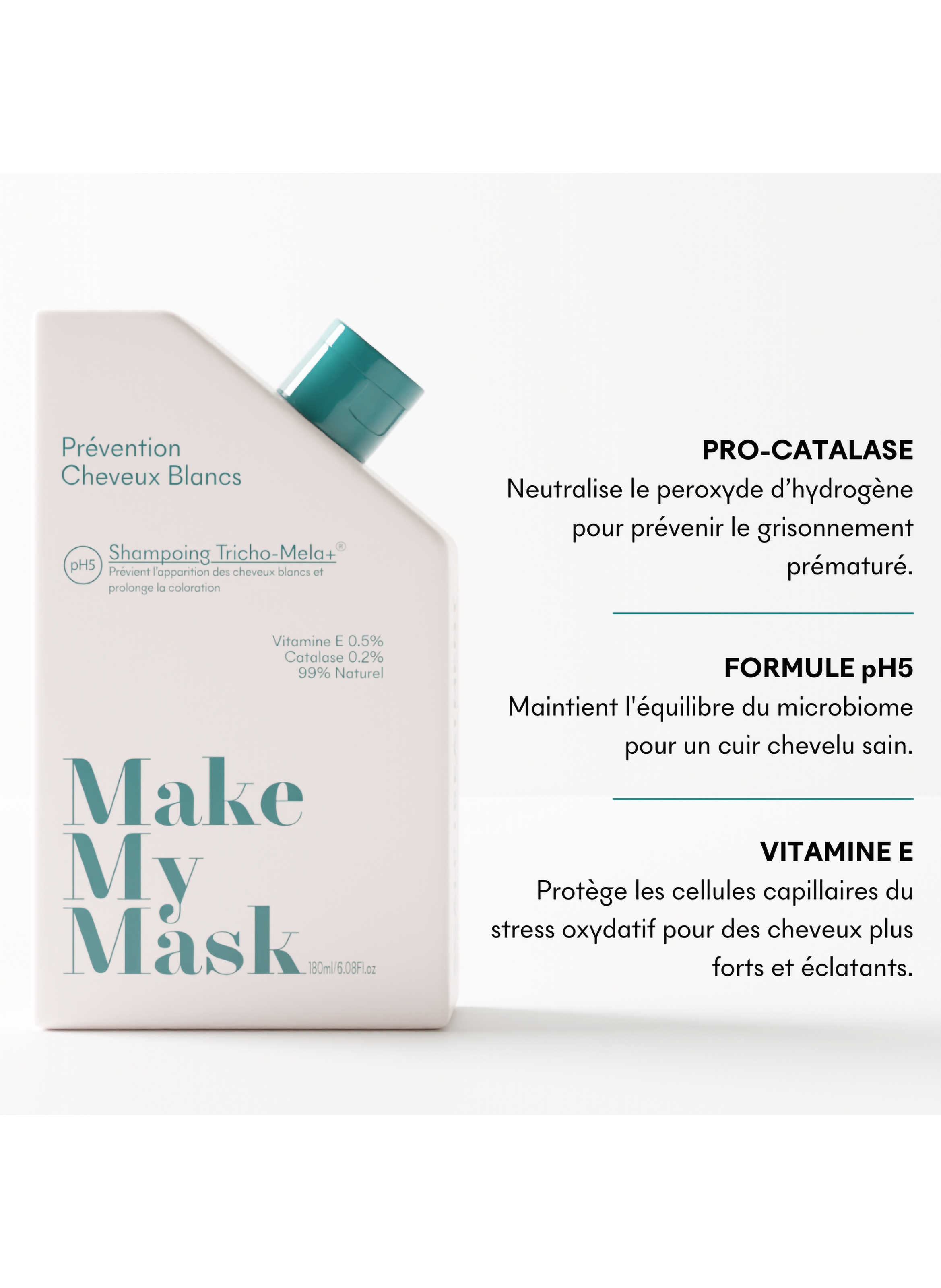 Shampoing Tricho-Mela+ MAKE MY MASK No color