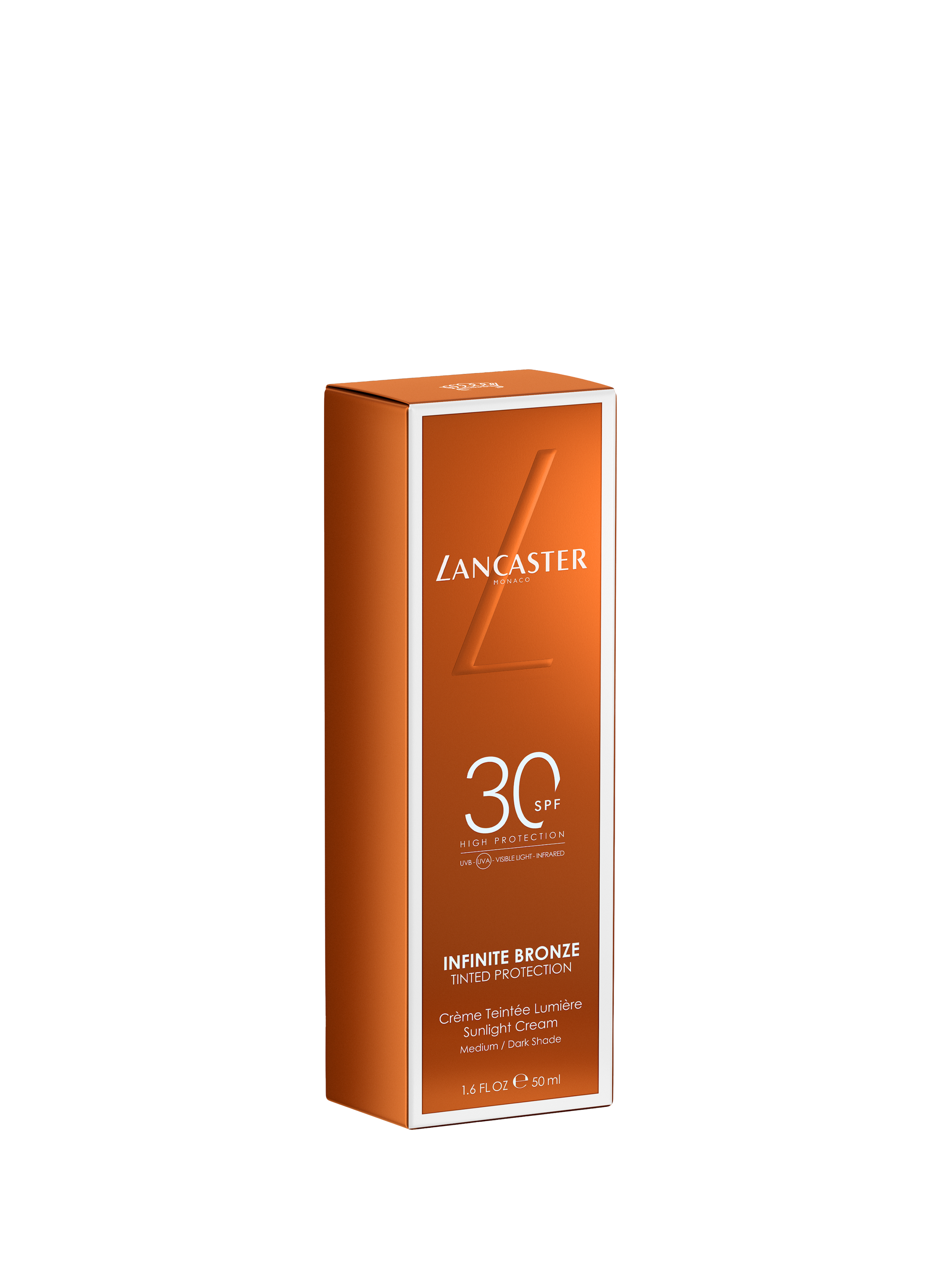 Infinite Bronze - Crème visage protection solaire teintée T2 SPF30 LANCASTER No color