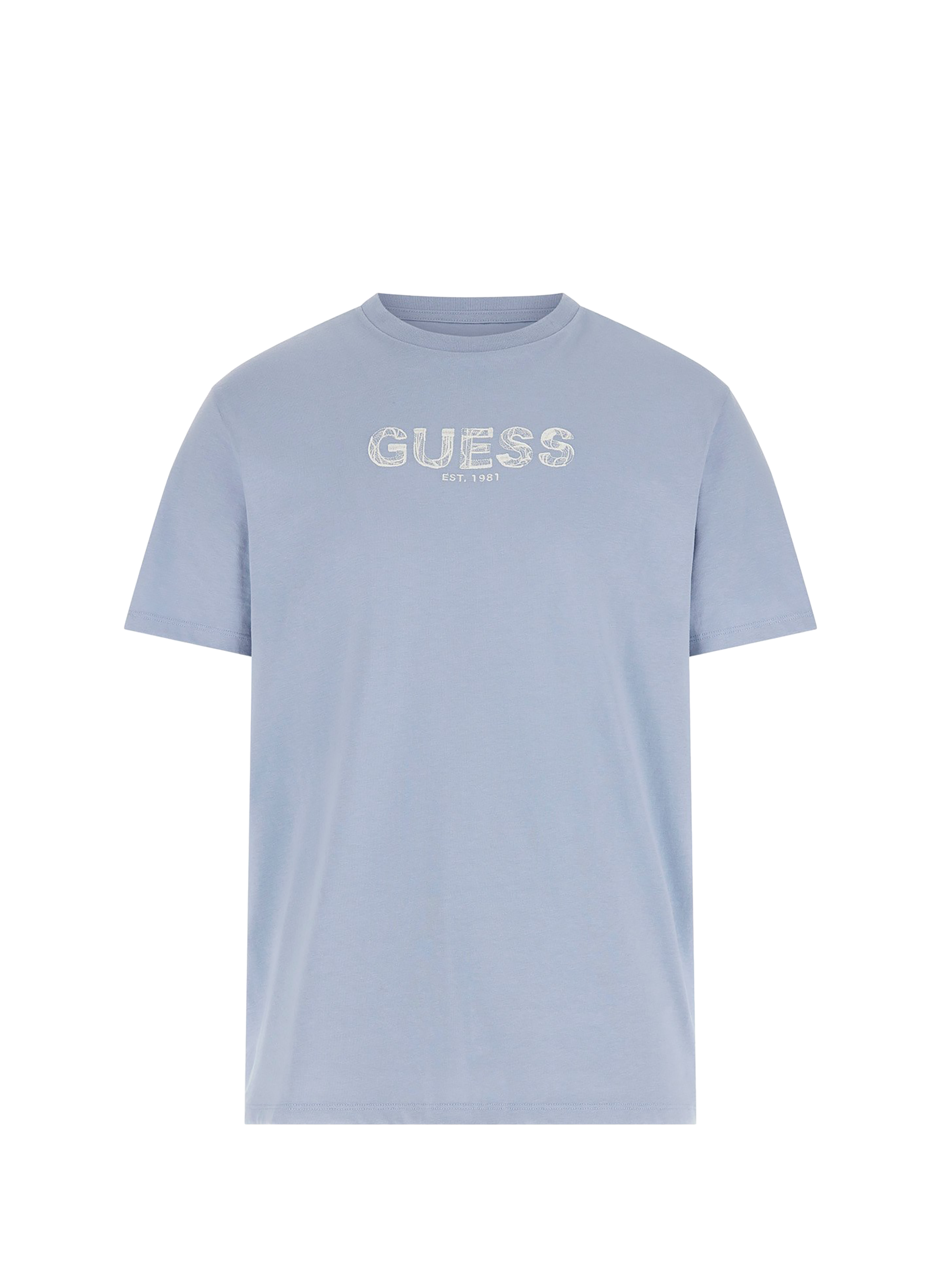 T-shirt en coton GUESS Bleu